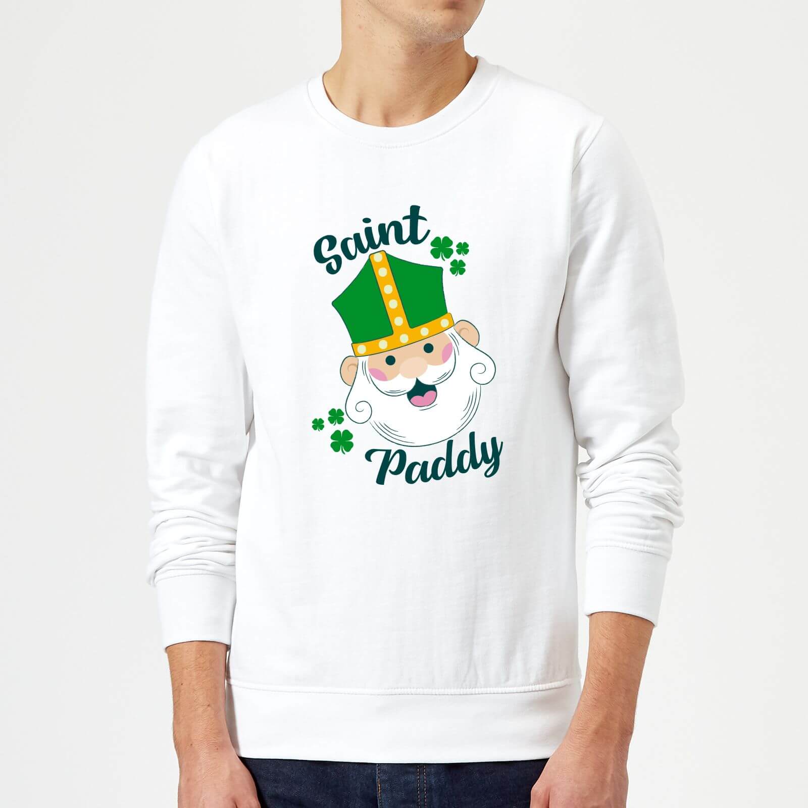 Saint Paddy Sweatshirt - White - S - White