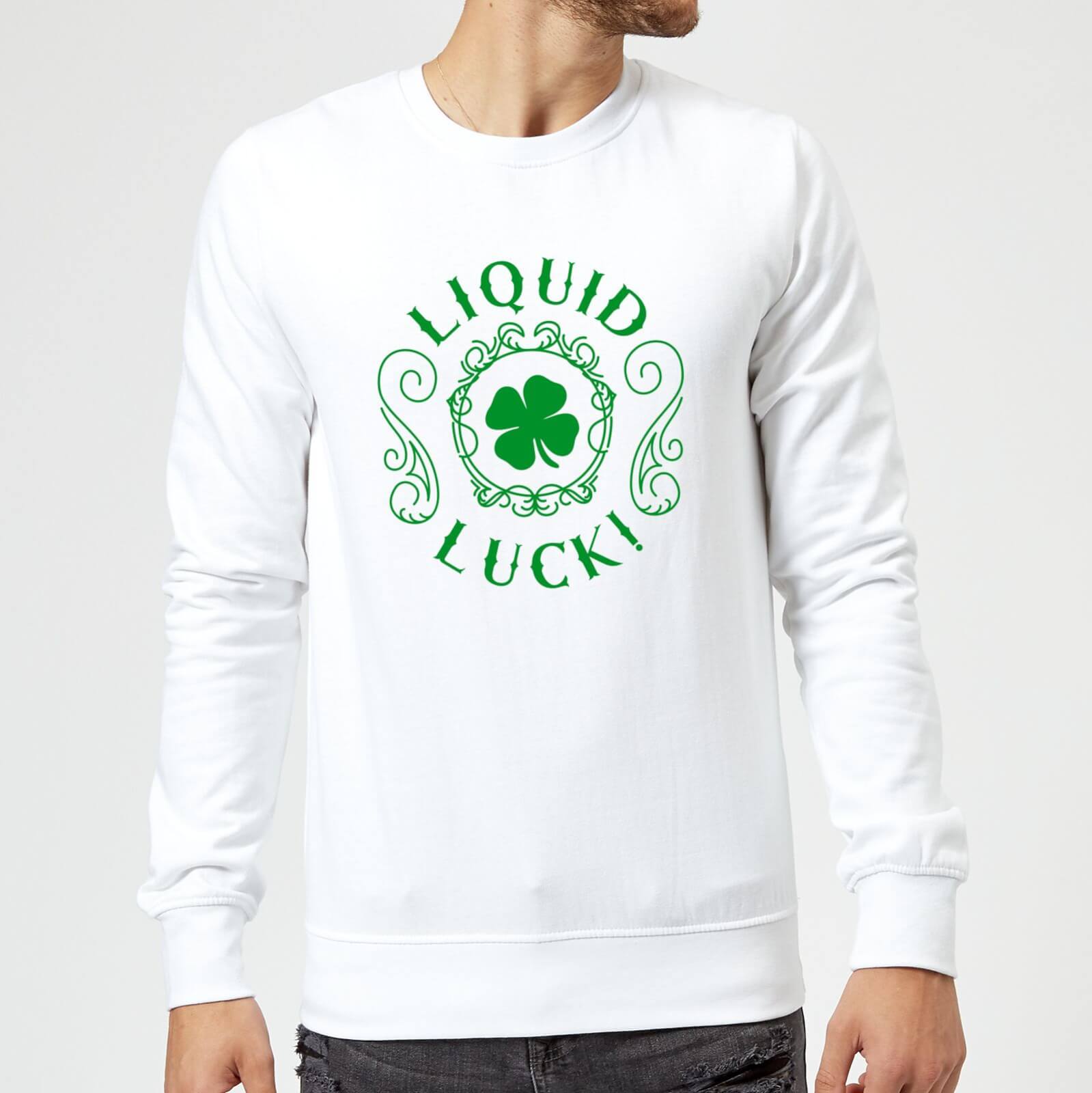Liquid Luck Sweatshirt - White - M - White