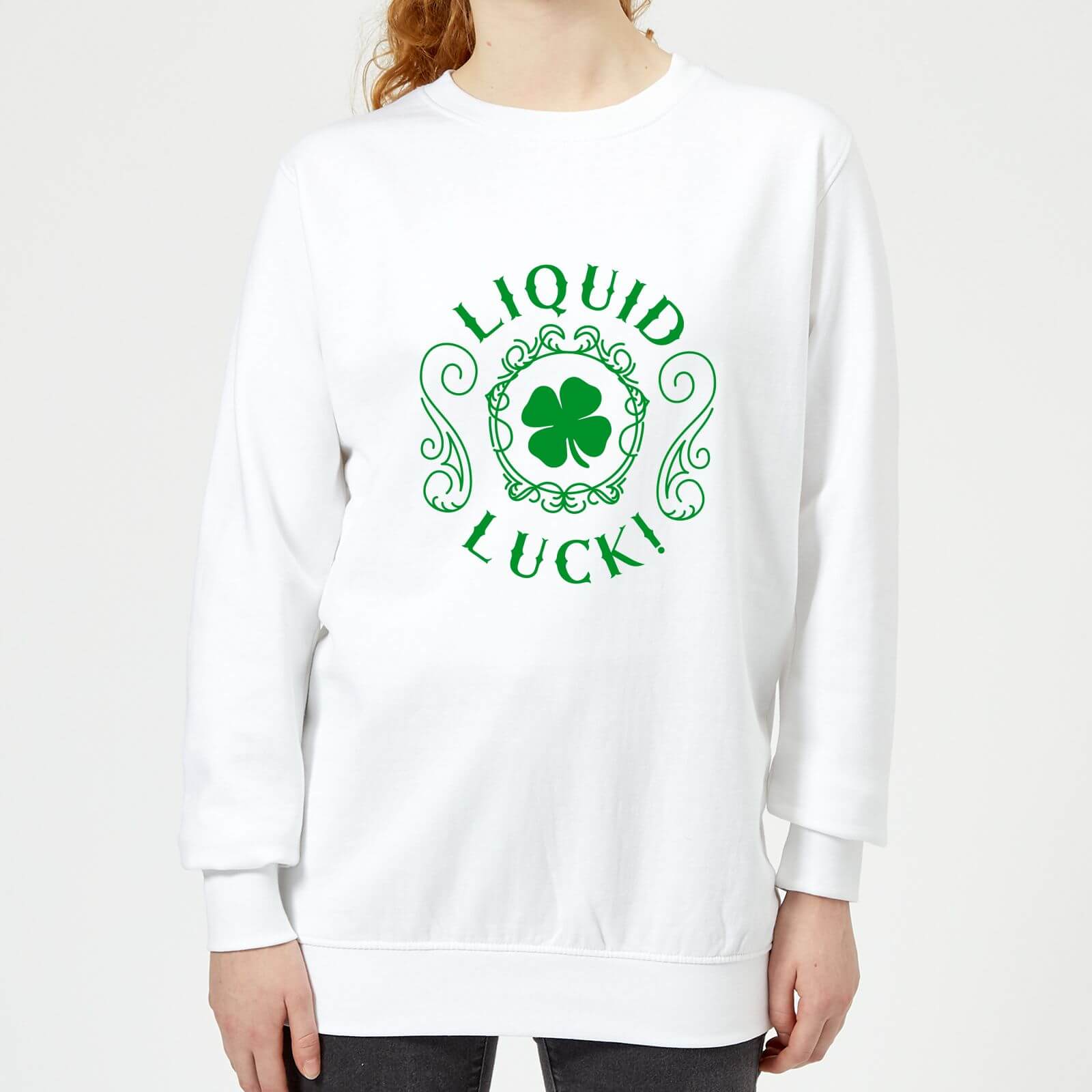 Liquid Luck Women's Sweatshirt - White - XS - White
