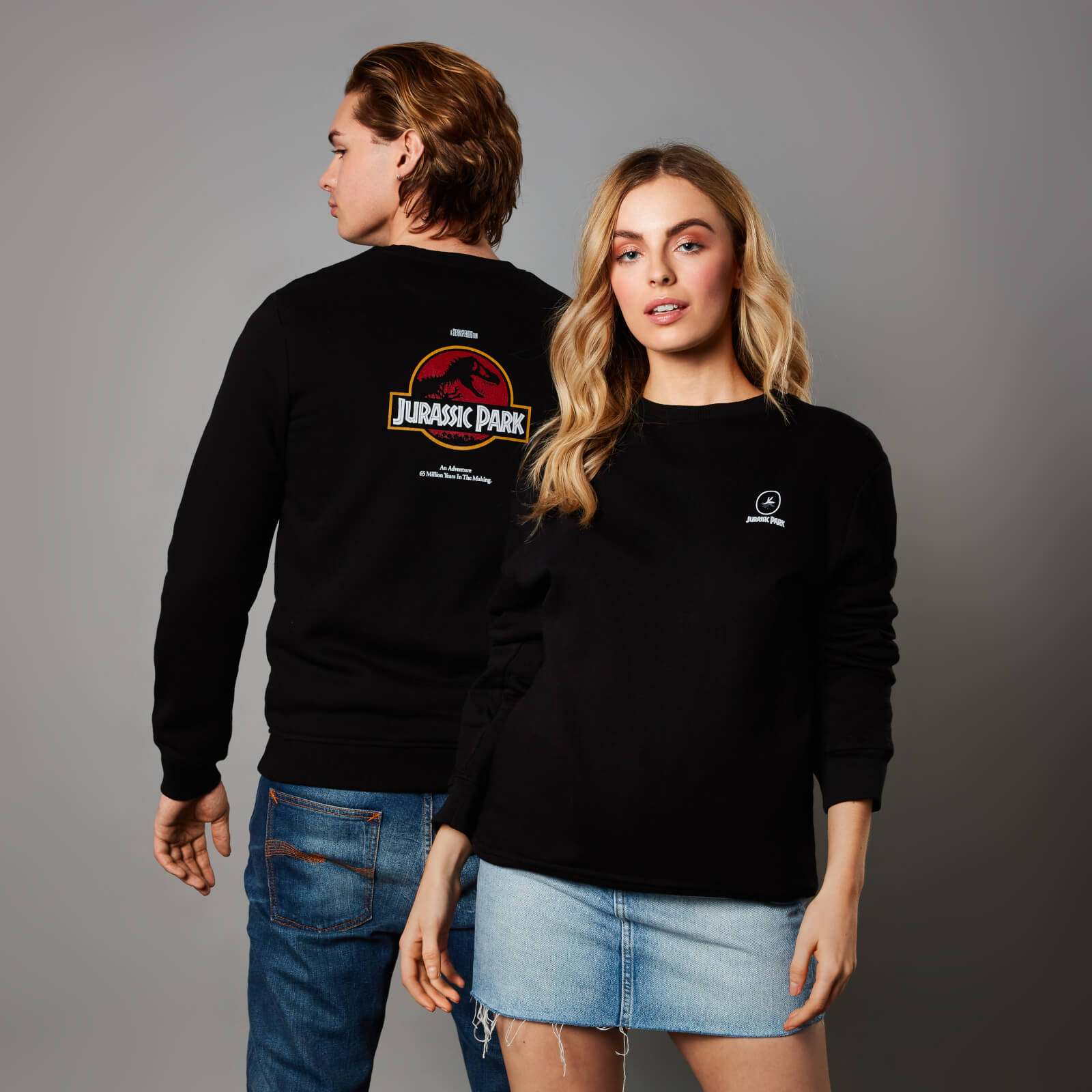 Jurassic Park Unisex Sweatshirt - Black - M - Black