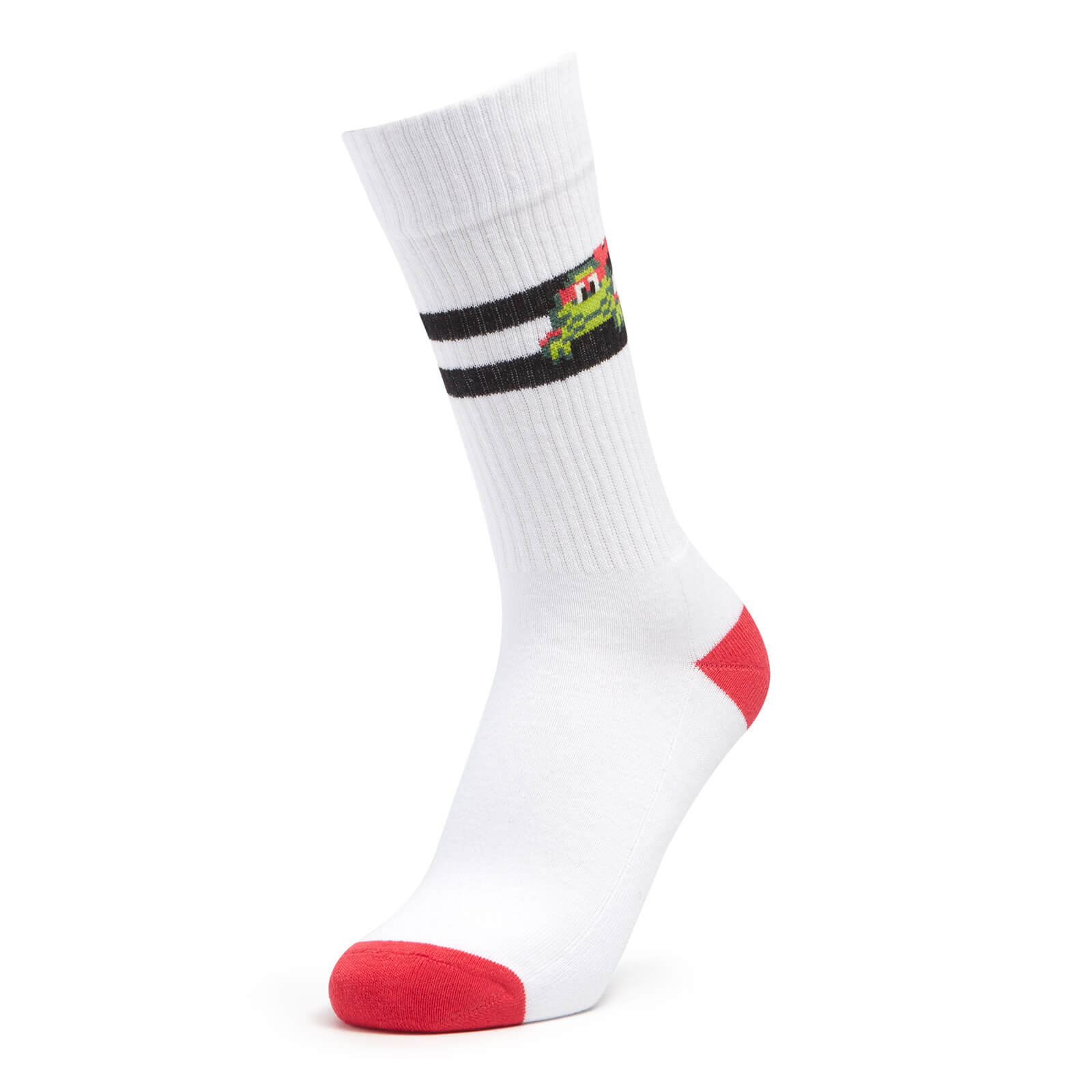 Men's TMNT Sports Socks - White - UK 8-11