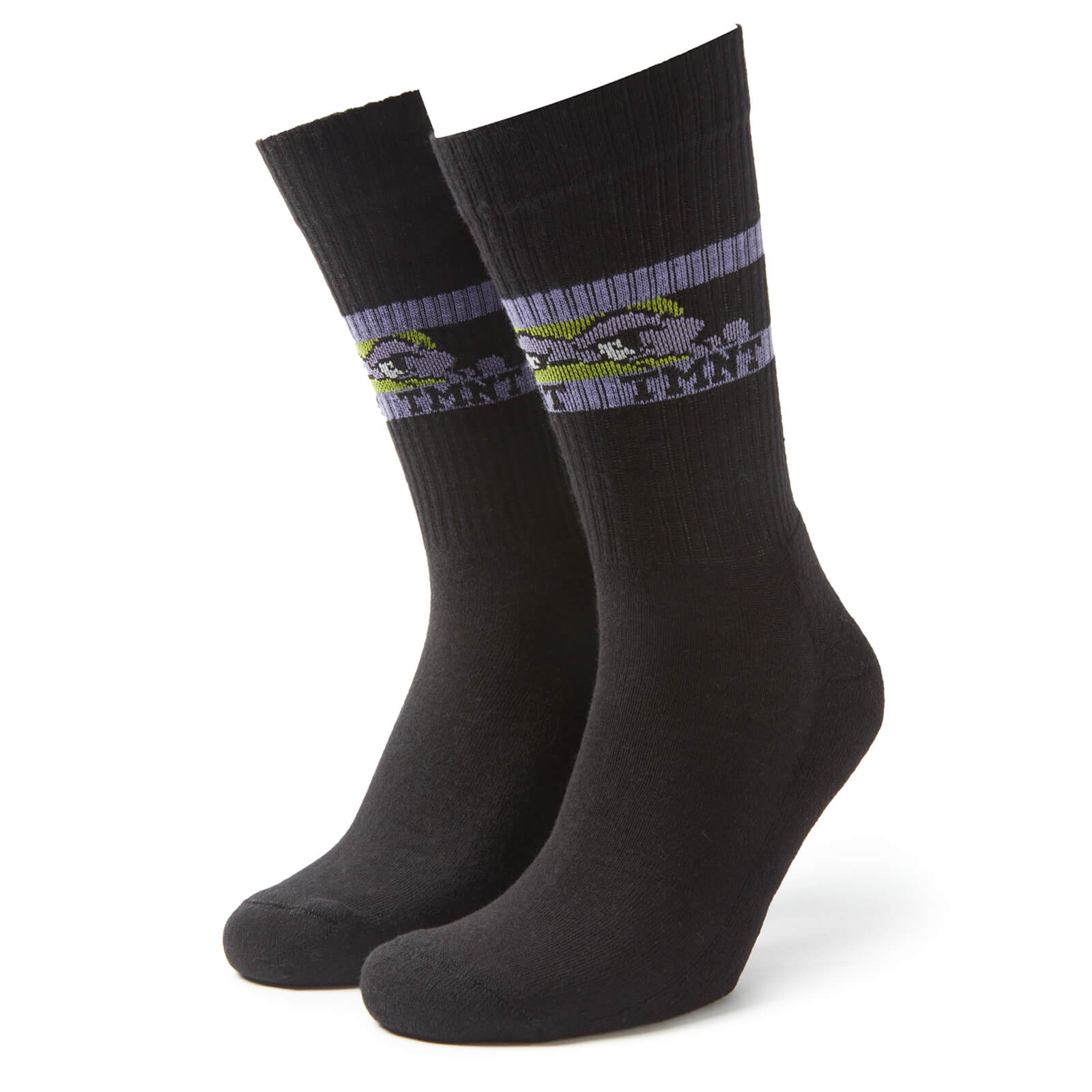Men's TMNT Sports Socks - Black - UK 4-7.5