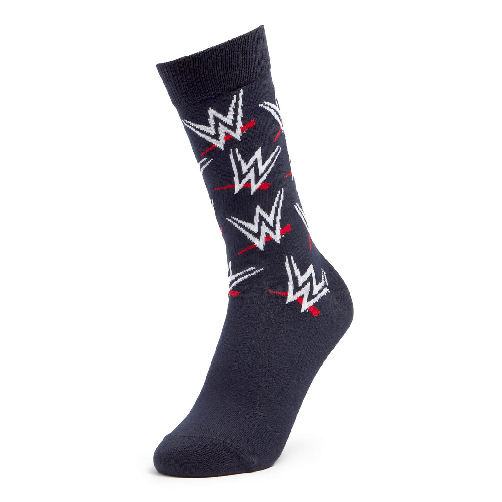 Men's WWE Logo Socks - Navy - UK 4-7.5