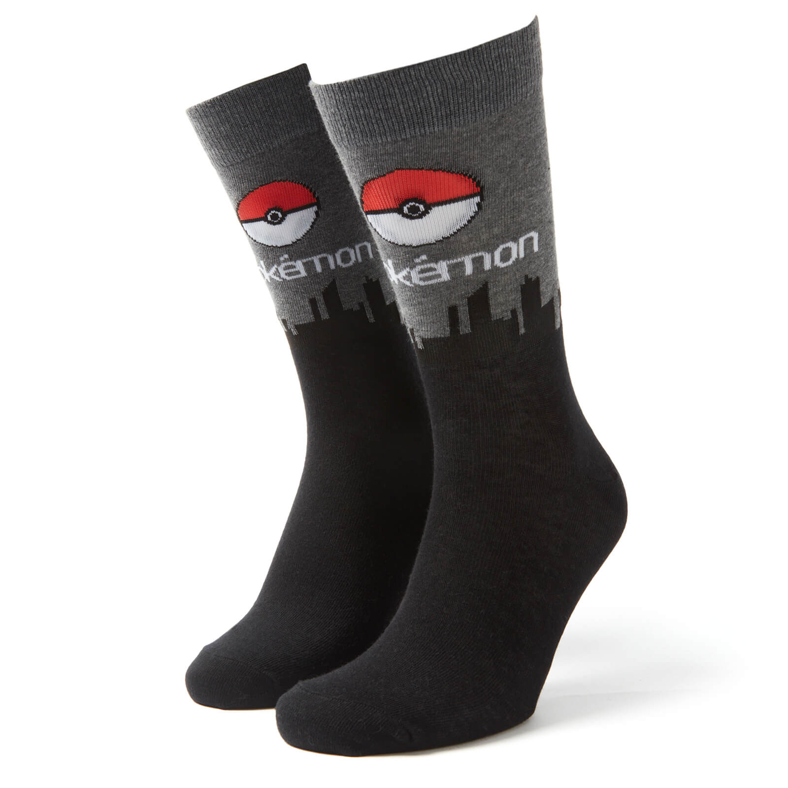 Men's Pokemon Skyline Socks - Black - UK 4-7.5