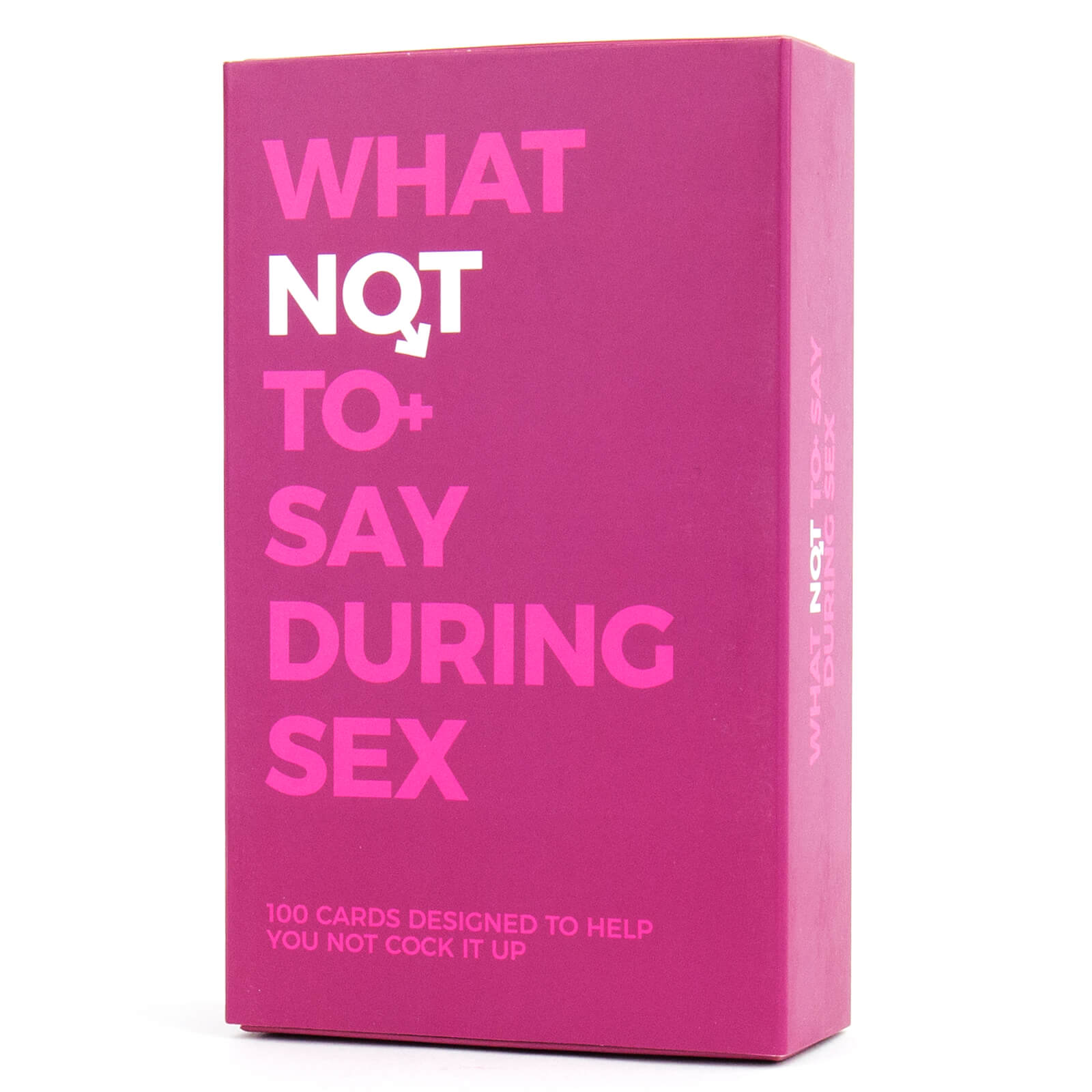 What Not to Say During Sex Cards