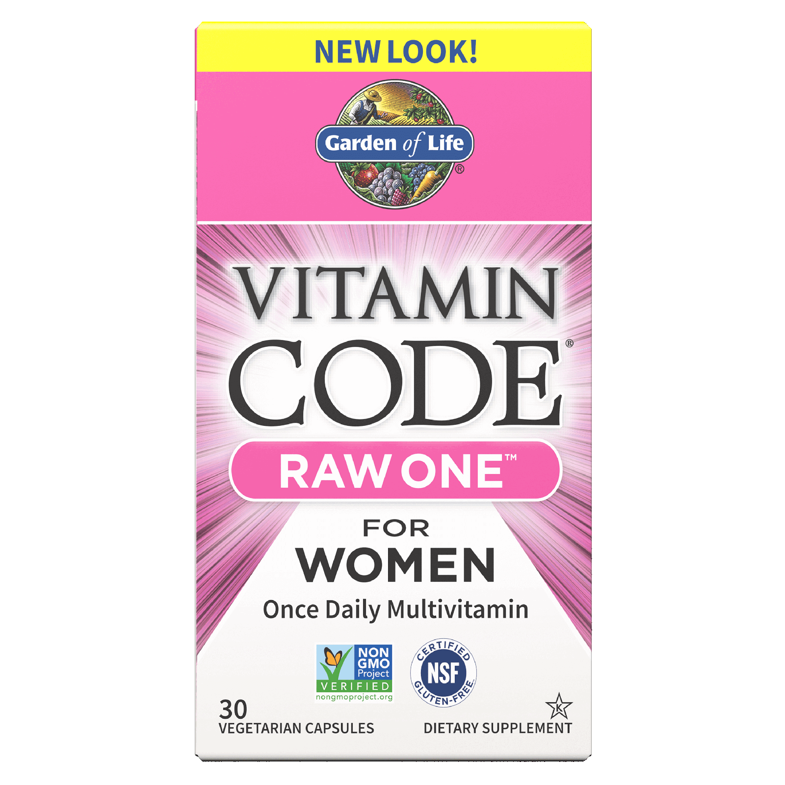 Vitamin Code Raw One For Women - 30 Capsules