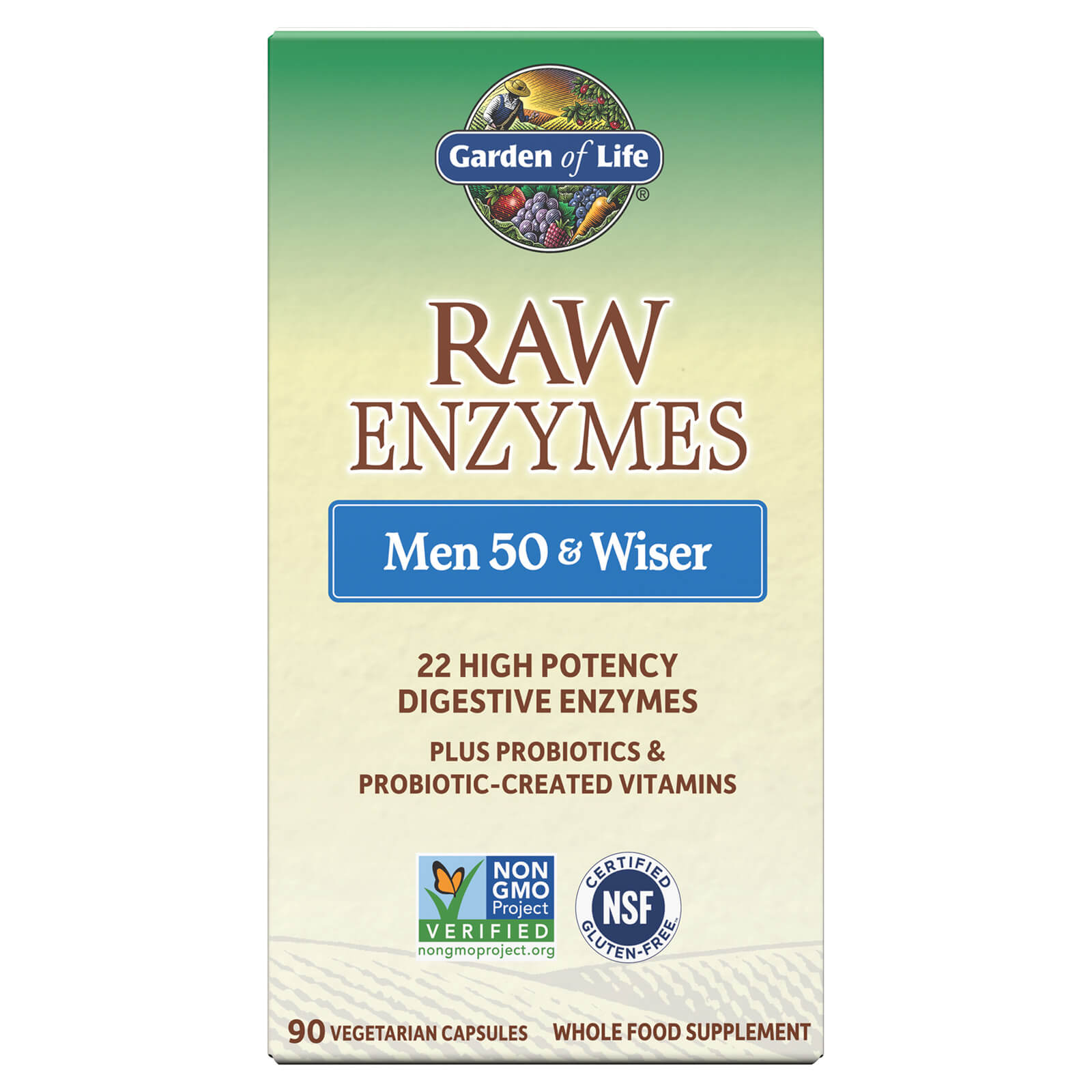 

Enzymes Hommes 50+ - 90 Capsules