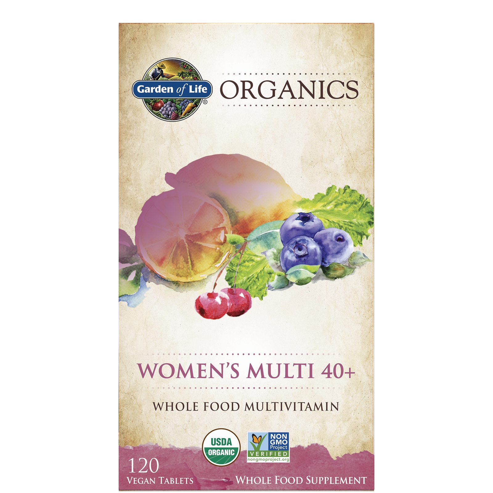 Organics Women's 40 Multi - 120 Tablets