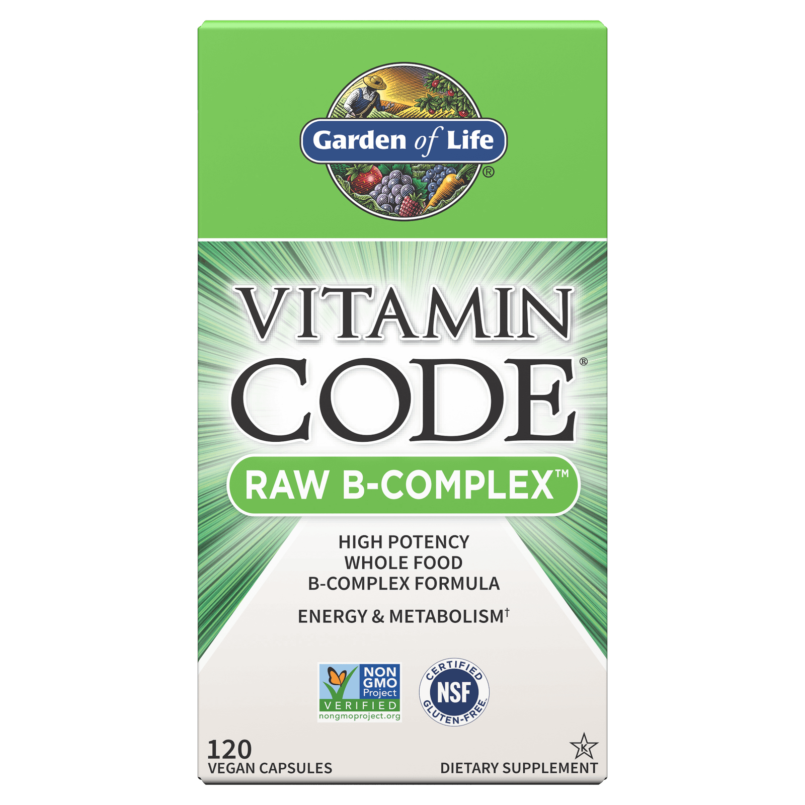 Vitamin Code Raw B-Complex - 120 Capsules