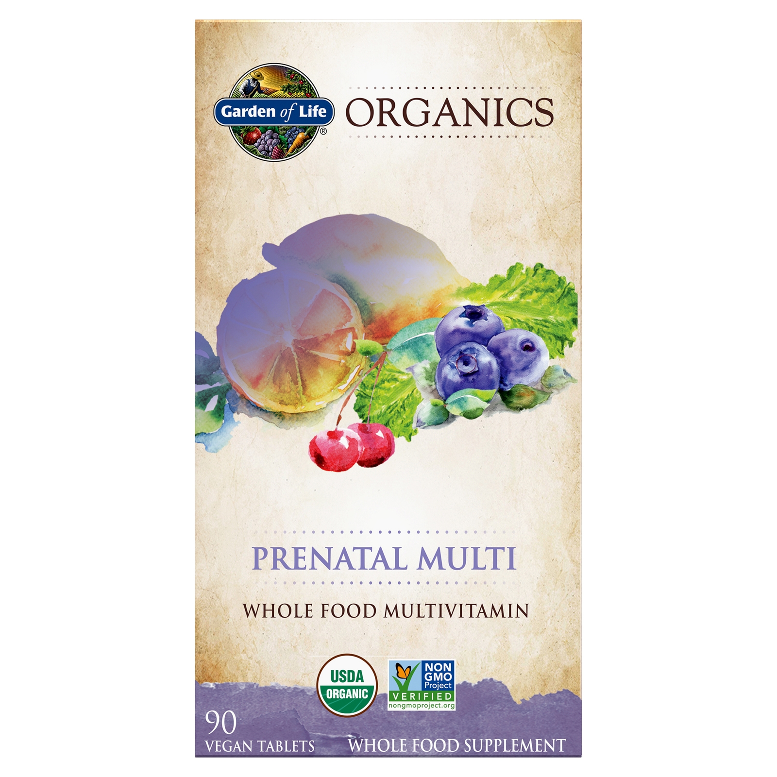 Organics PreNatal Multi - 90 Tablets