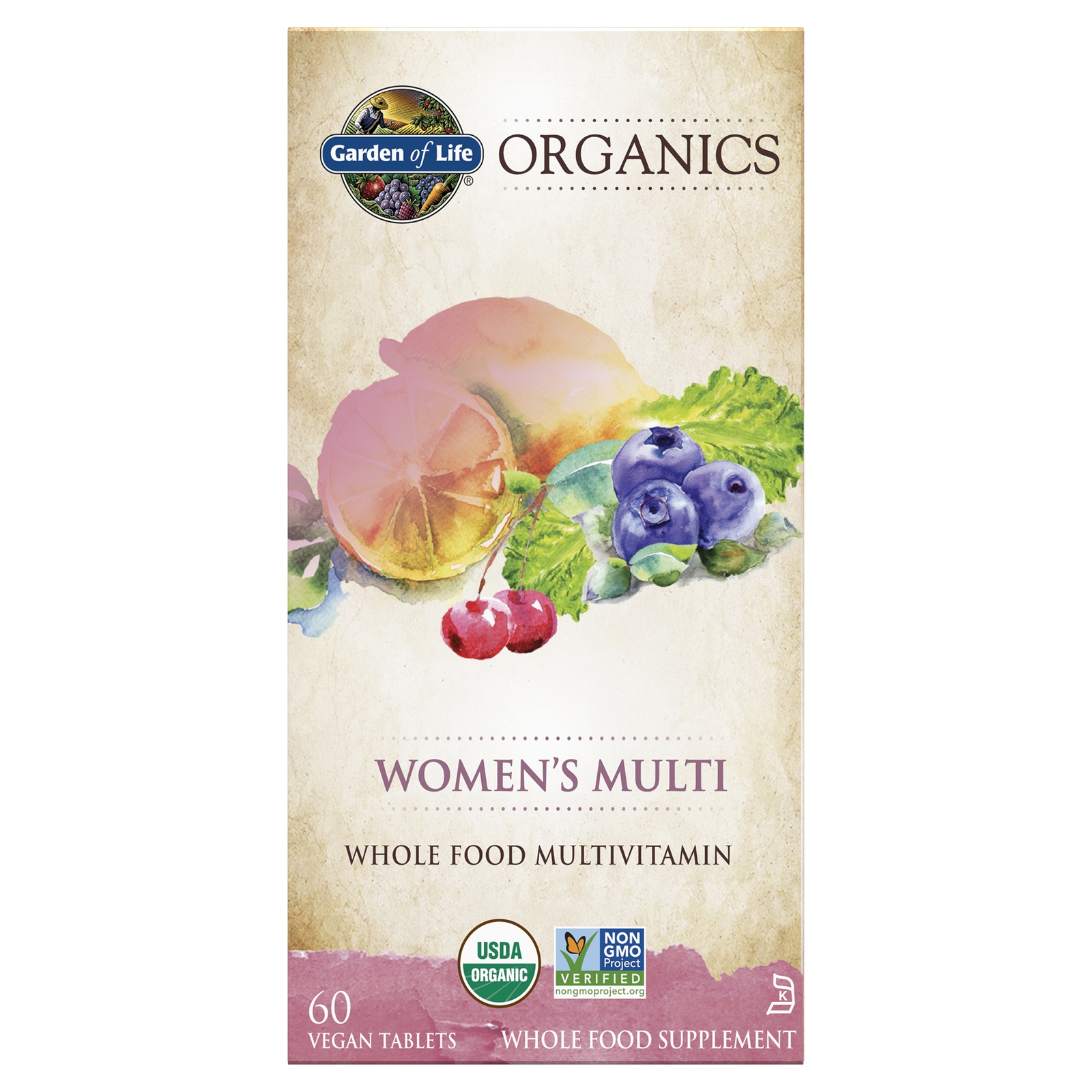 Organics Women's Multi - 60 Tablets