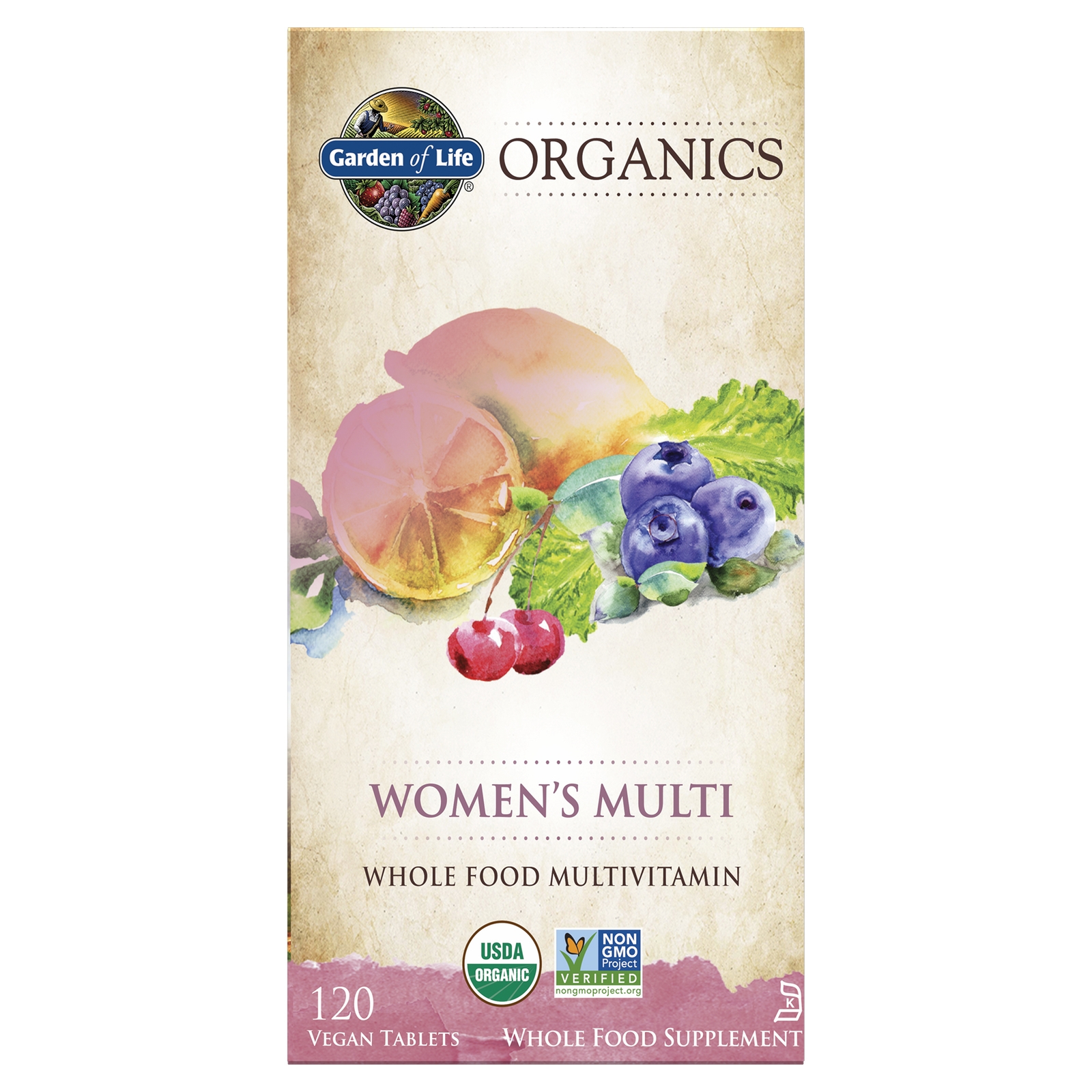 Organics Women's Multi - 120 Tablets