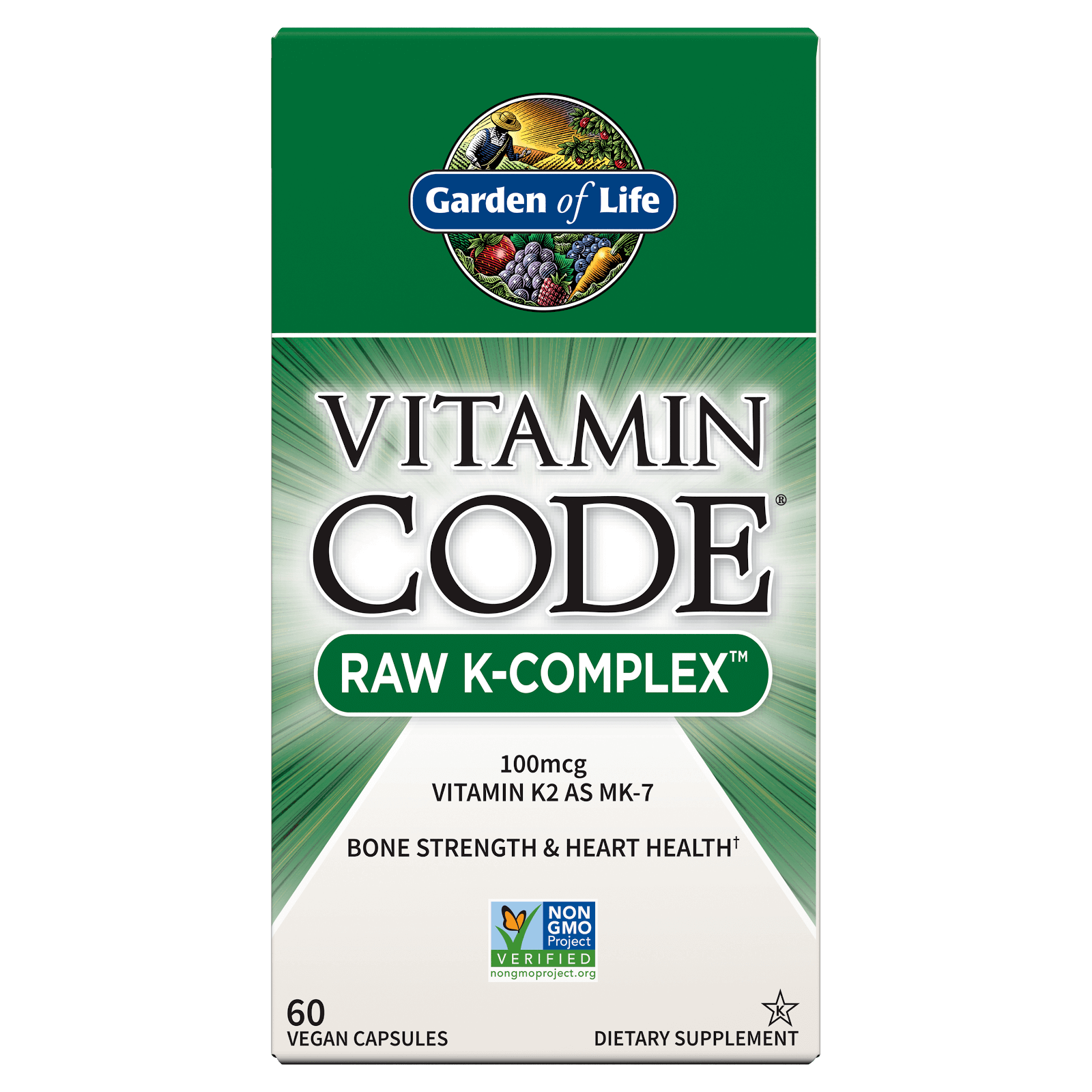 Image of Vitamin Code Raw Complesso di vitamine K - 60 capsule