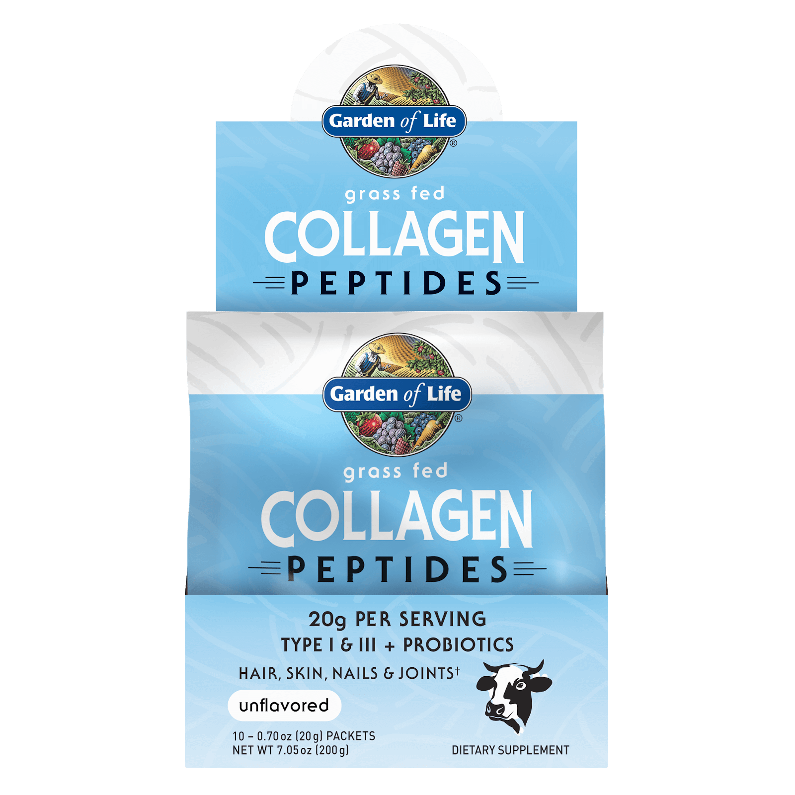 Grass Fed Collagen Peptides 10ct Tray