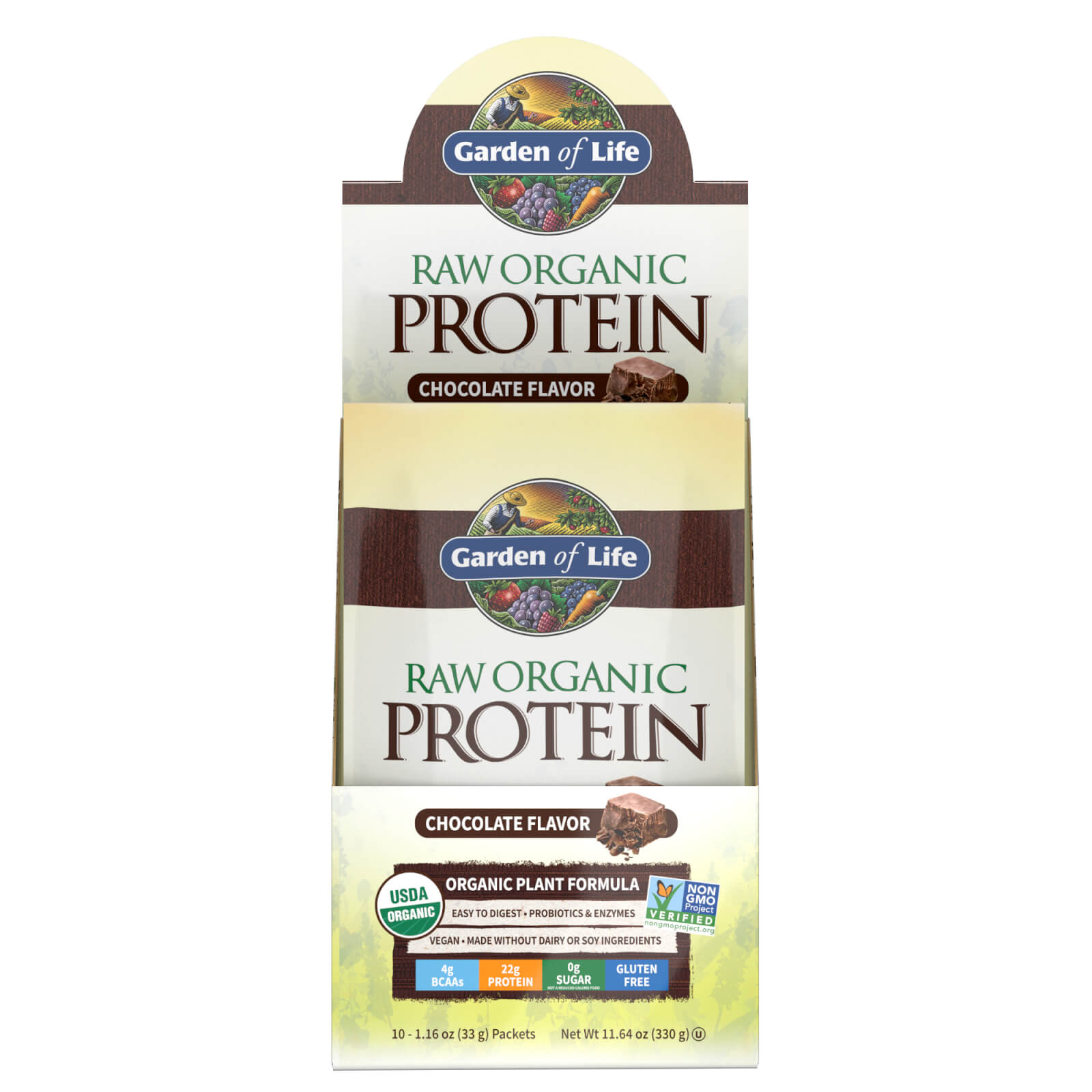 

Raw Organic Shake Protéiné - Chocolat - 10 Sachets