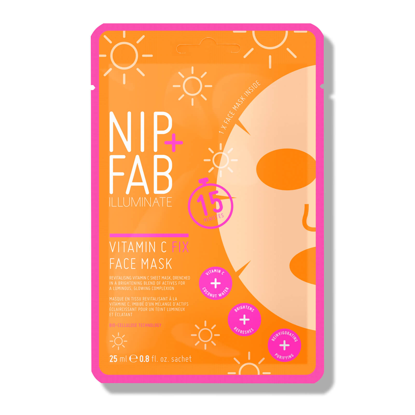 NIP+FAB Vitamin C Fix Sheet Mask (1 Mask)