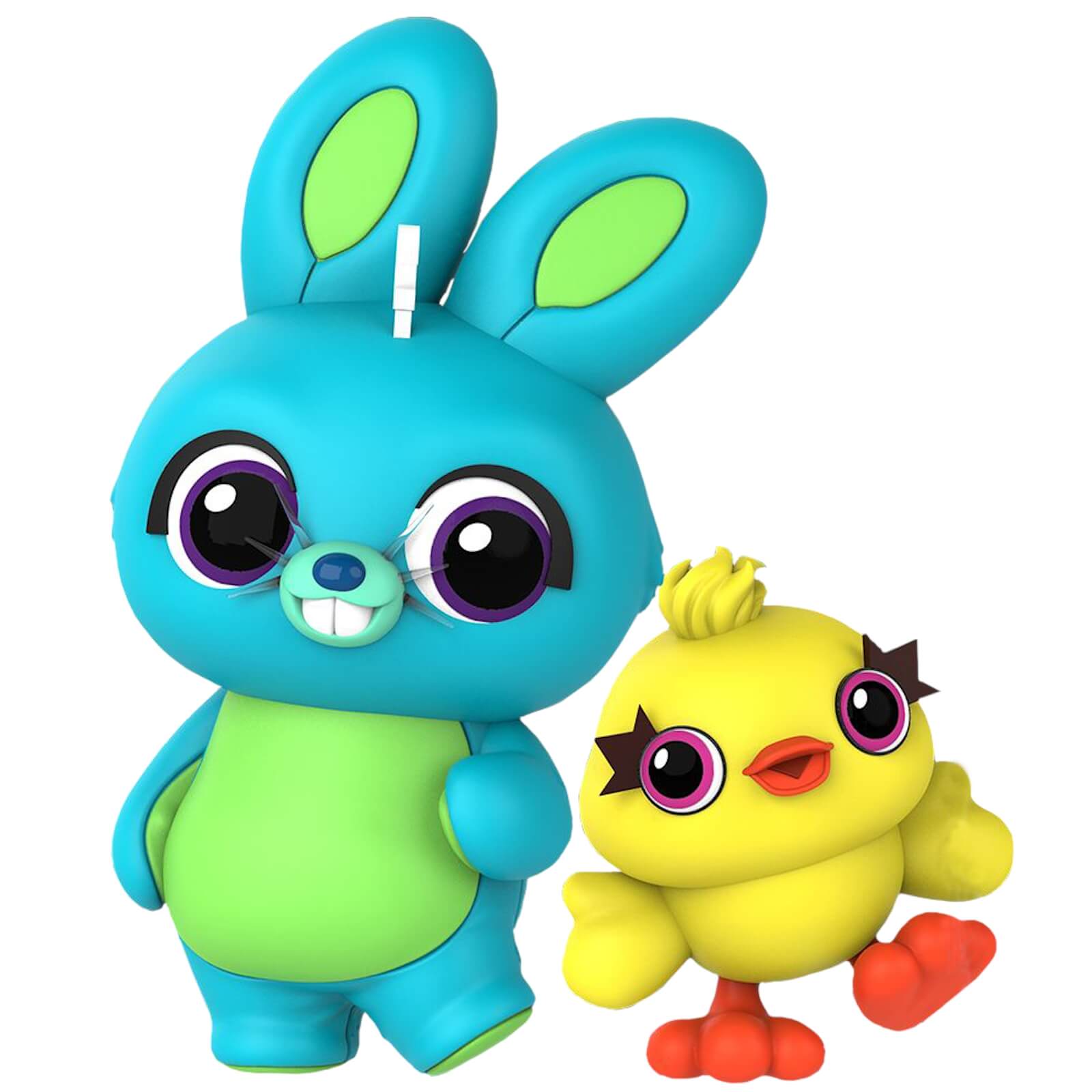 Hot Toys Toy Story 4 Cosbaby Ducky y Bunny - Talla S (Juego de 2)