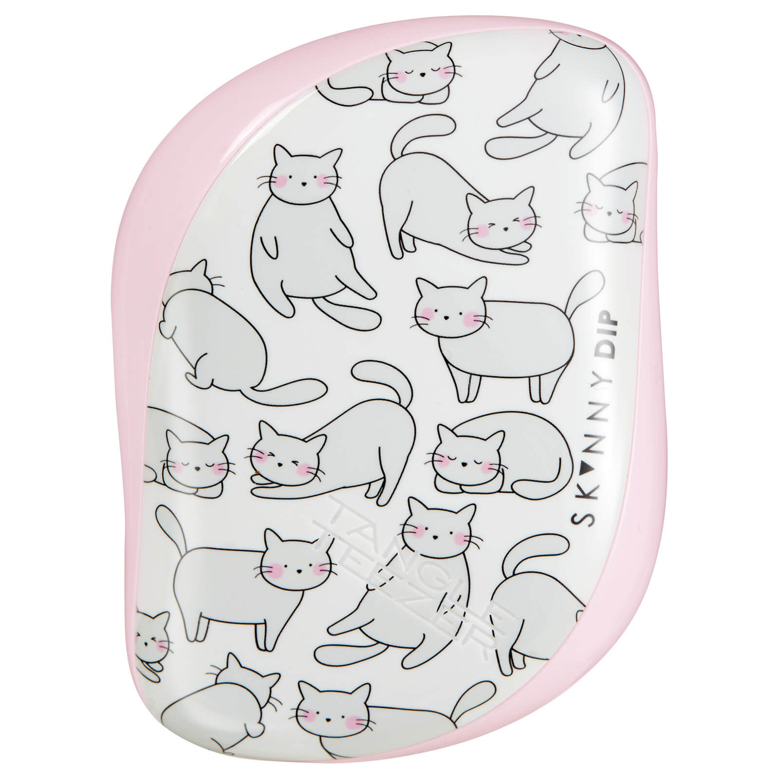 

Tangle Teezer x SkinnyDip Compact Styler Detangling Hairbrush - Relaxed Cat