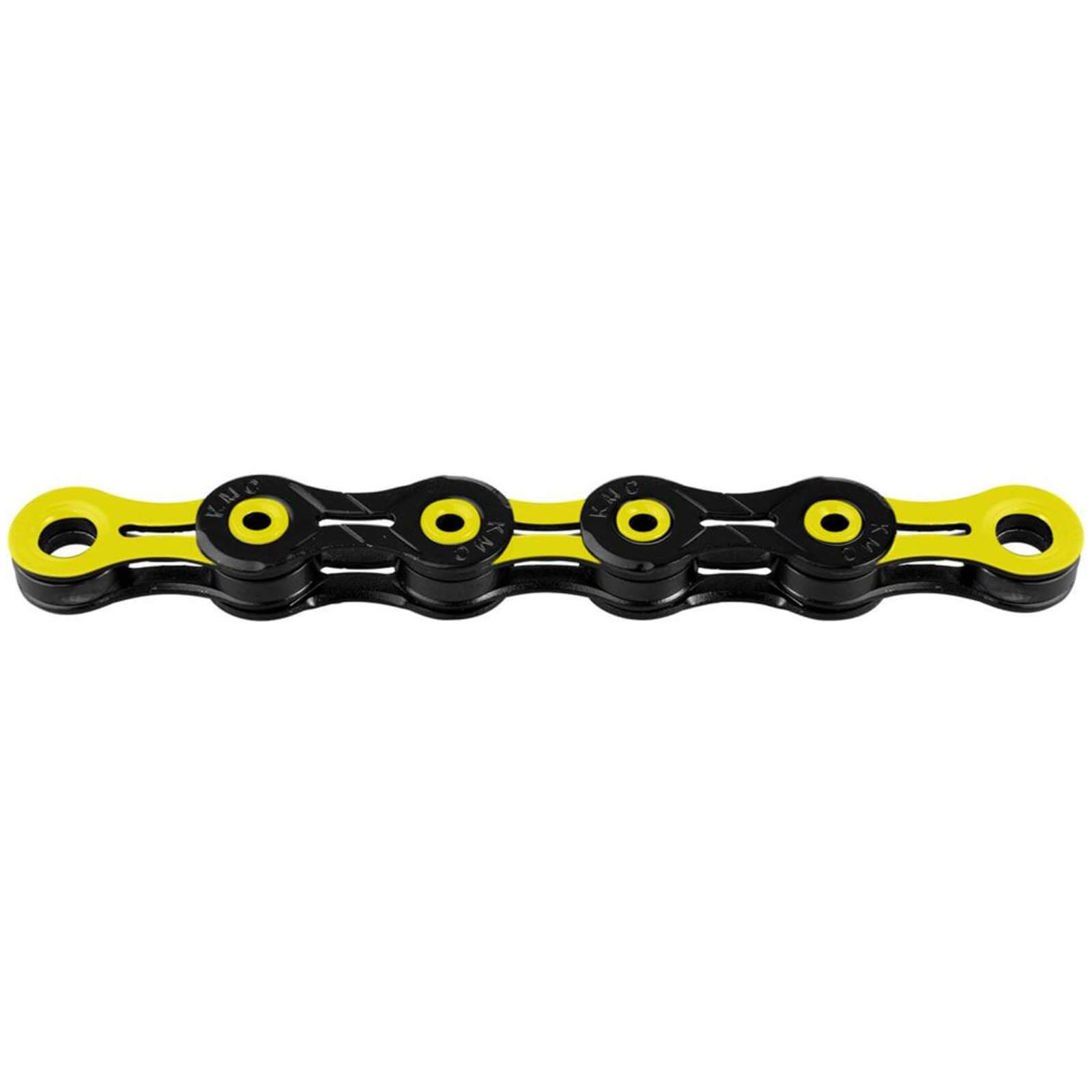 KMC DLC 11 Speed Chain - 116 Links - Black/Yellow