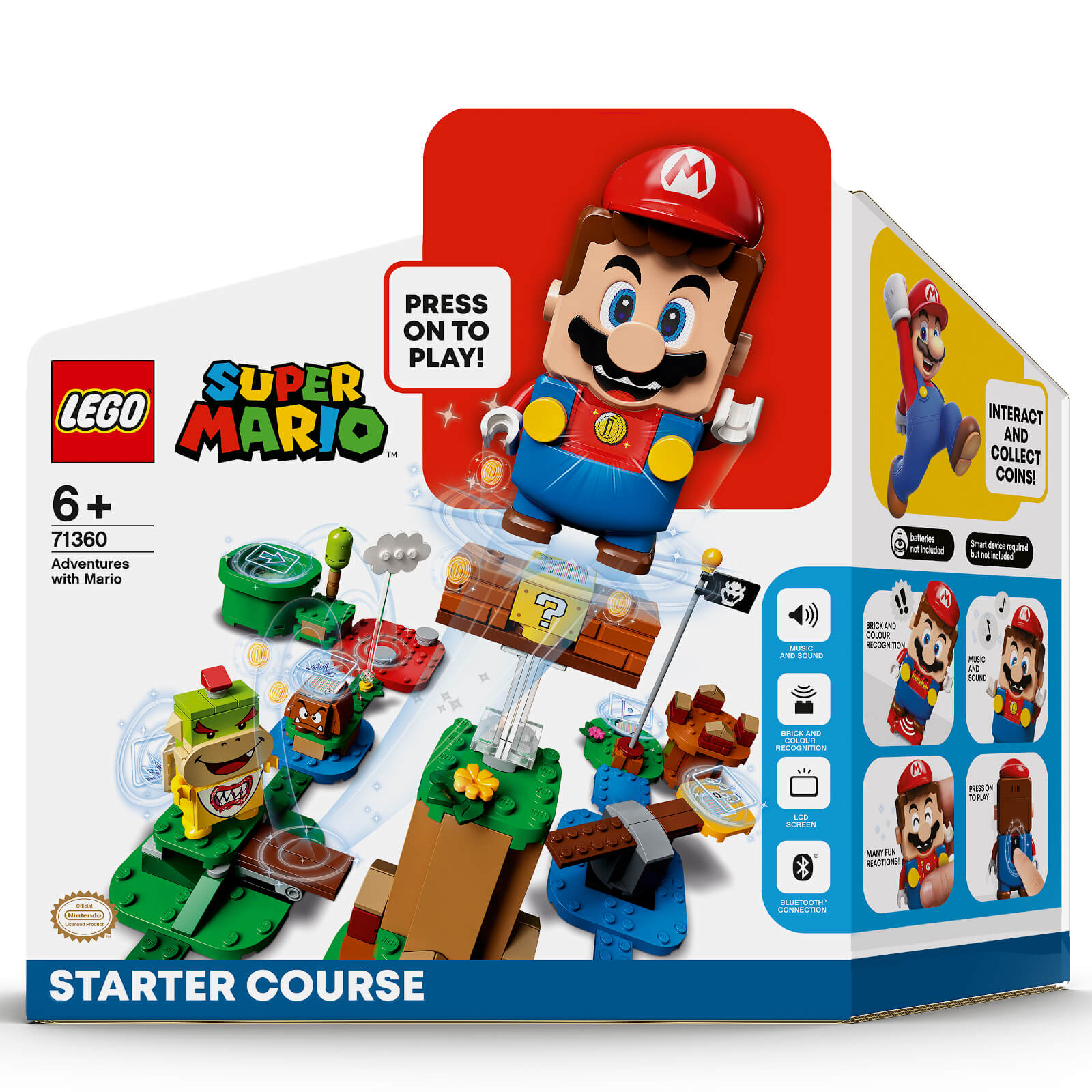 Image of 71360 LEGO® Super Mario™ Adventure with Mario - Starter set