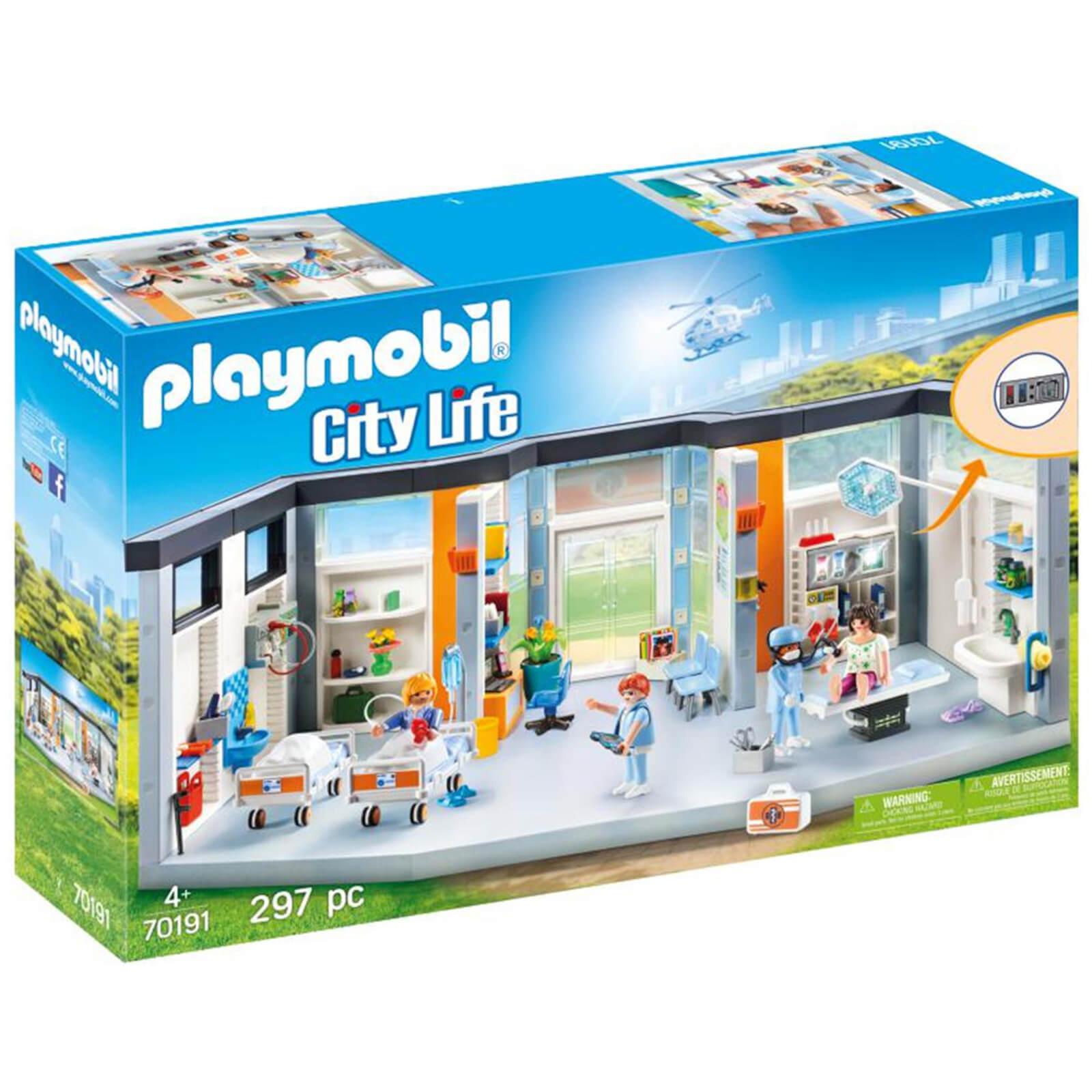 Playmobil City Life Hospital Wing (70191)