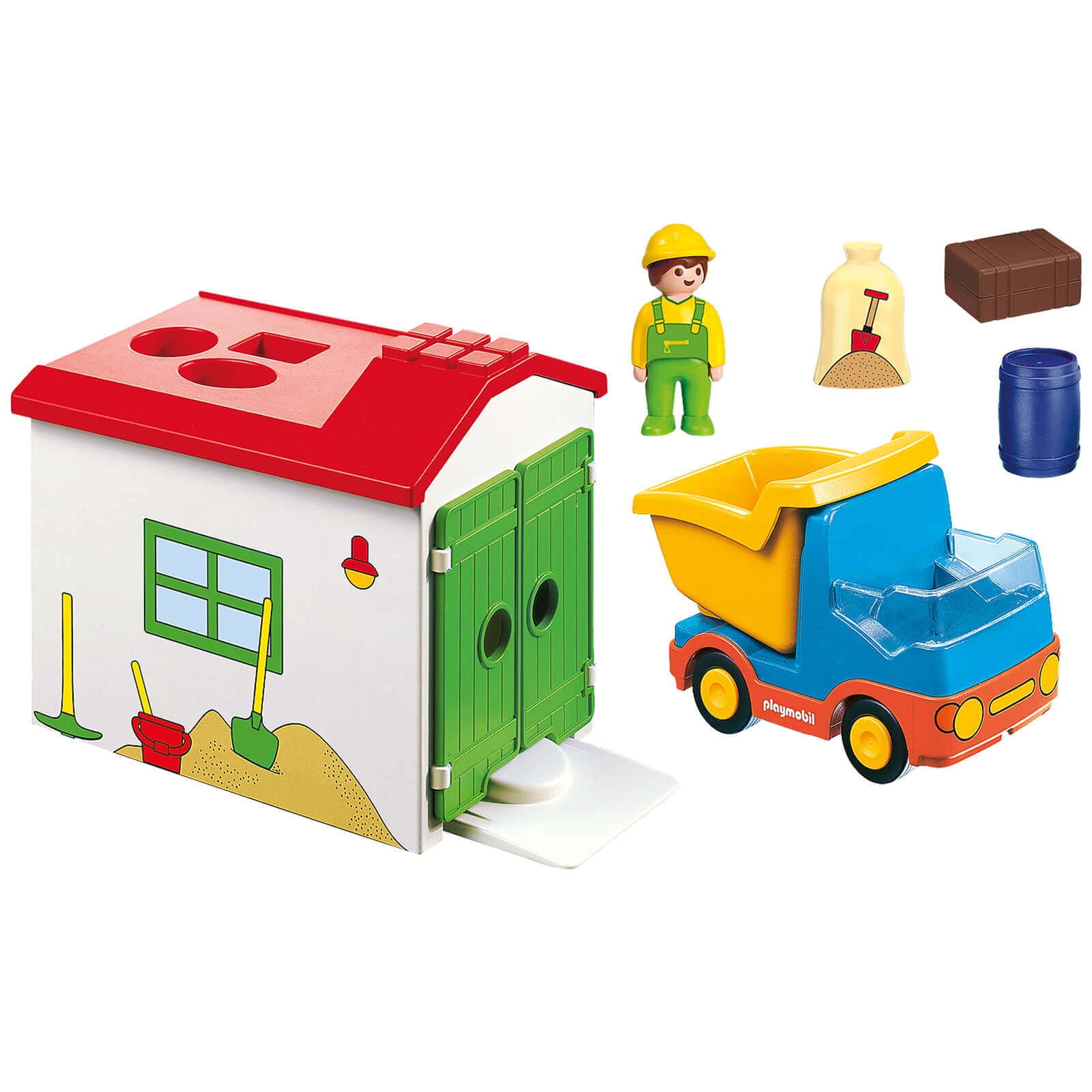 Playmobil 1.2.3 Garbage Truck (70184)