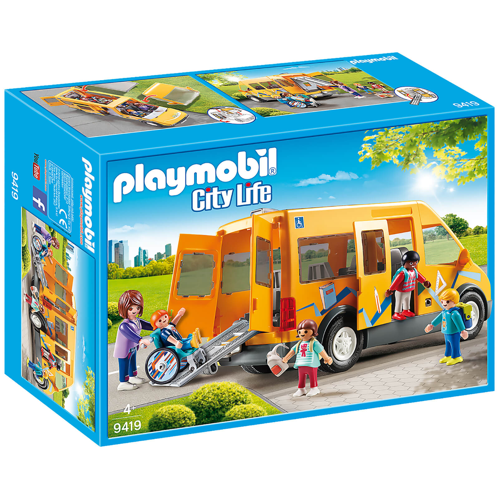 Playmobil City Life School Van with Folding Ramp (9419)