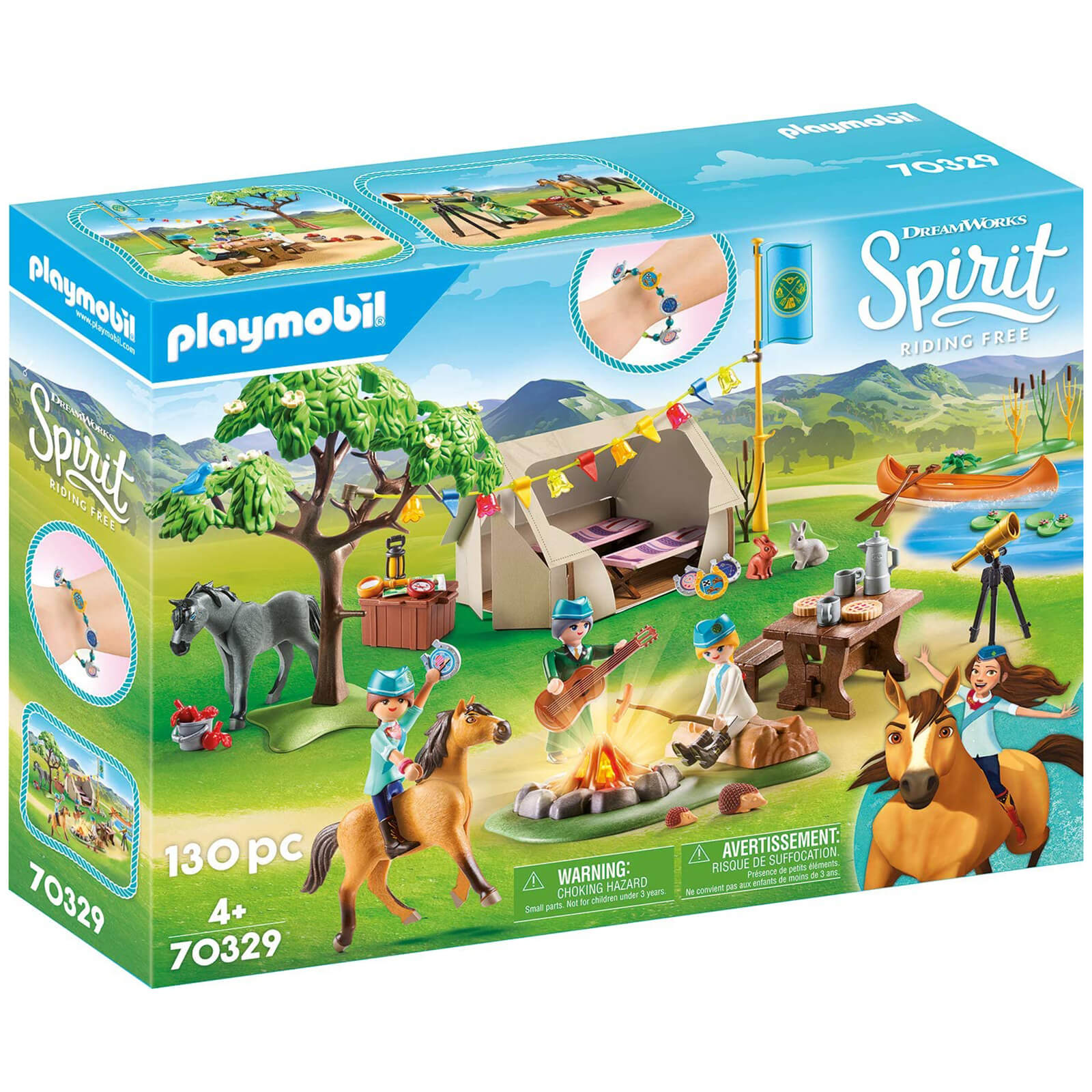 Playmobil DreamWorks Spirit Summer Campground (70329)
