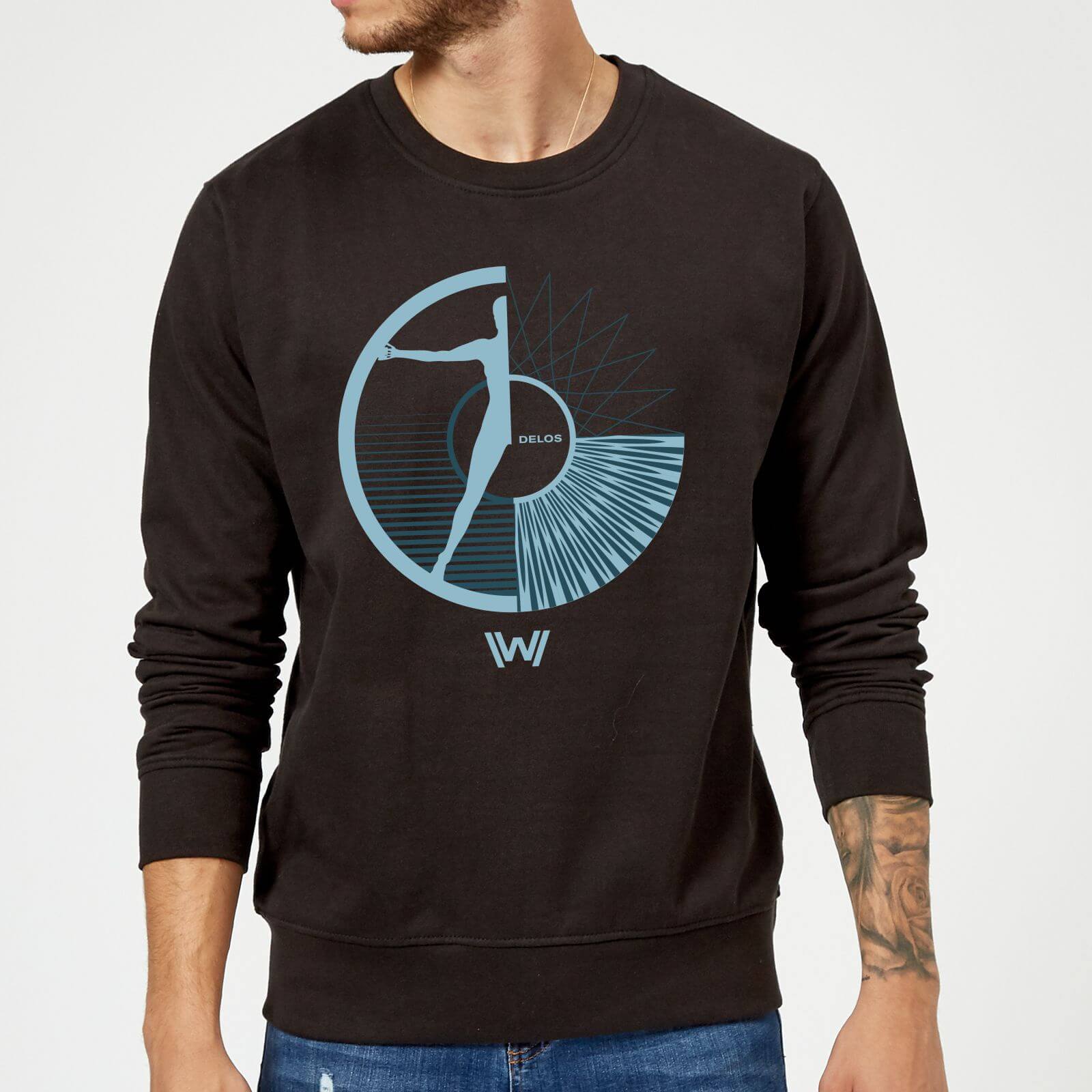 Westworld Hello, I'm Aeden Sweatshirt - Black - M - Black