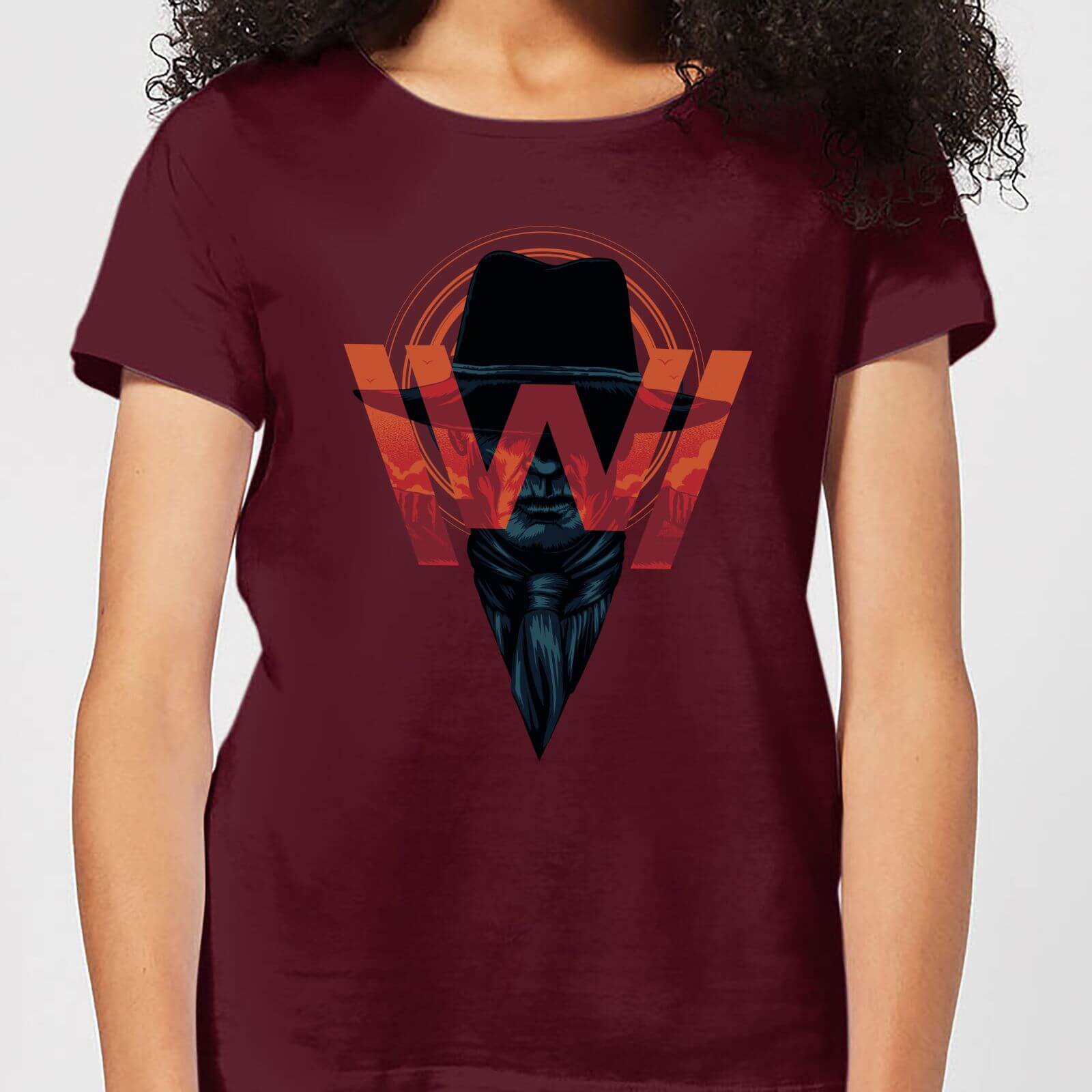 Westworld V.I.P Women's T-Shirt - Burgundy - M - Burgundy