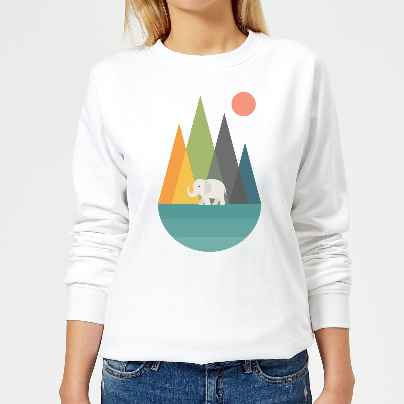 Andy Westface Walk In Peace Women's Sweatshirt - White - XS - White