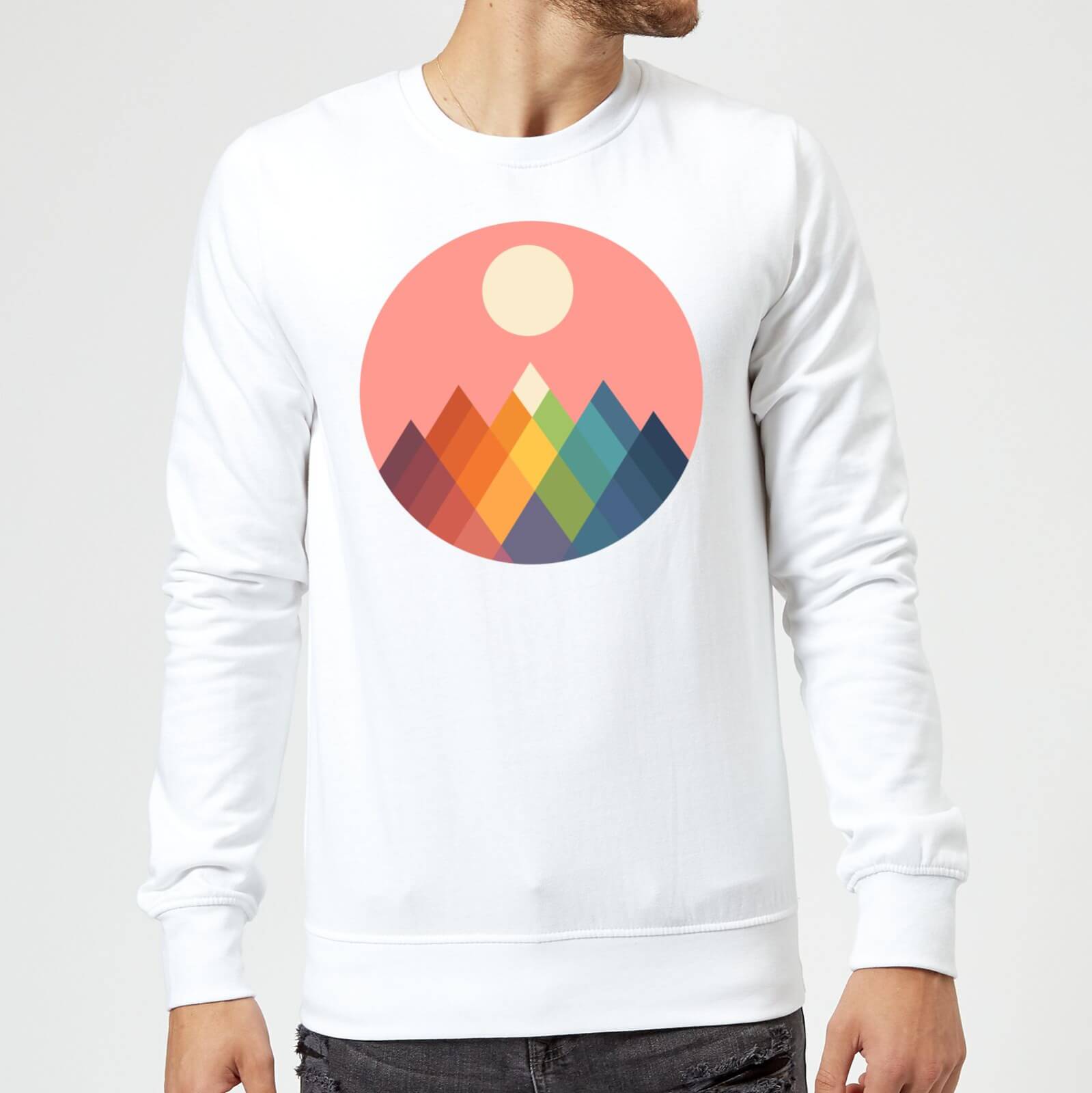 Andy Westface Rainbow Peak Sweatshirt - White - S - White