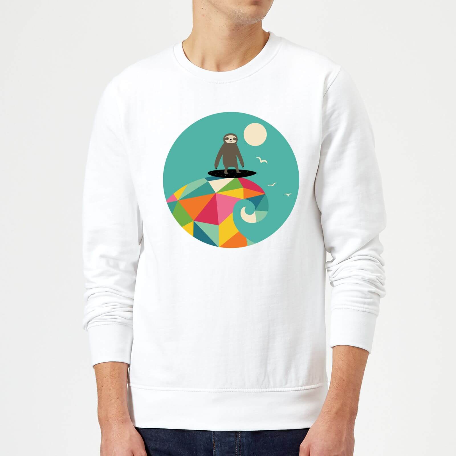 Andy Westface Surfs Up Sweatshirt - White - S - White