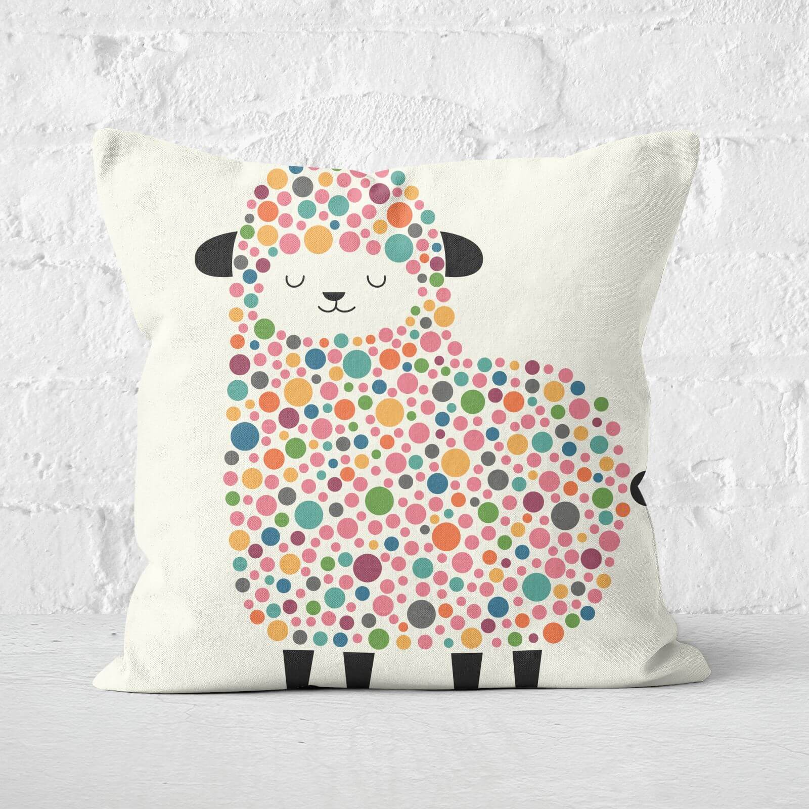 Andy Westface Bubble Sheep Square Cushion - 60x60cm - Soft Touch