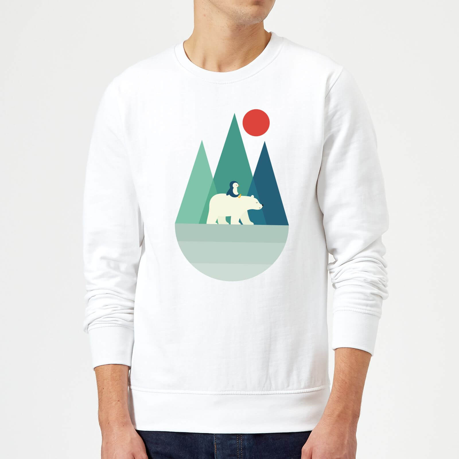 Andy Westface Bear You Sweatshirt - White - S - White