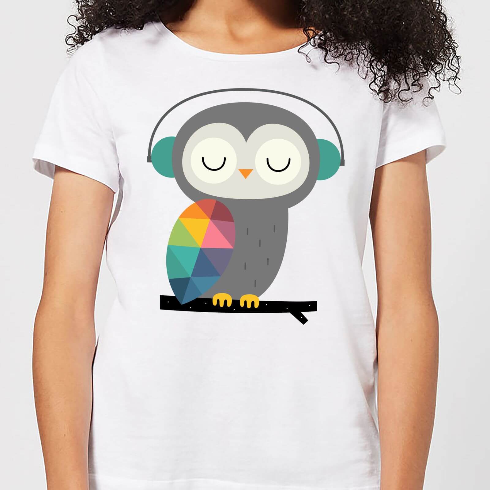 Andy Westface Owl Time Women's T-Shirt - White - S - White