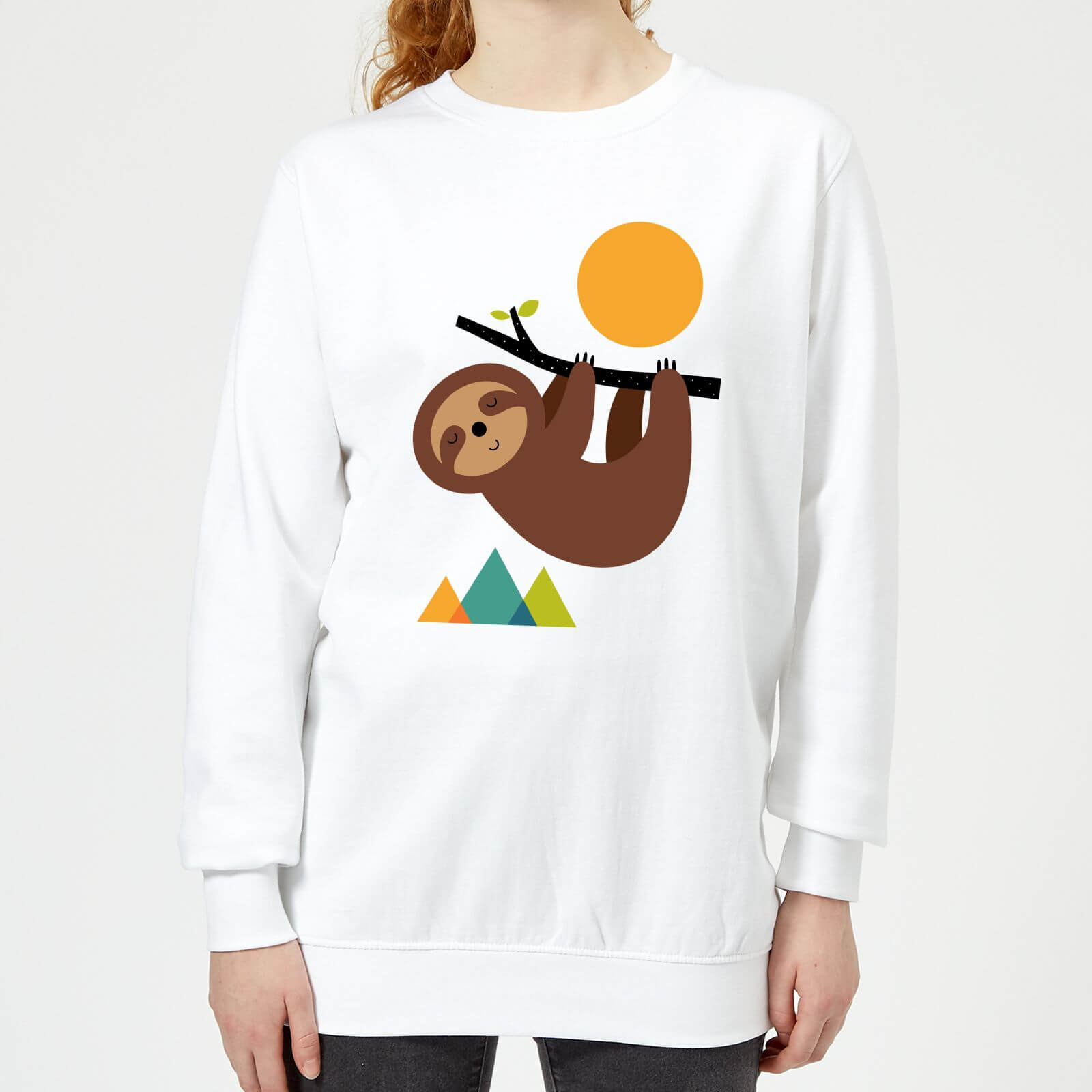 Andy Westface Keep Calm And Live Slow Women's Sweatshirt - White - XS - White