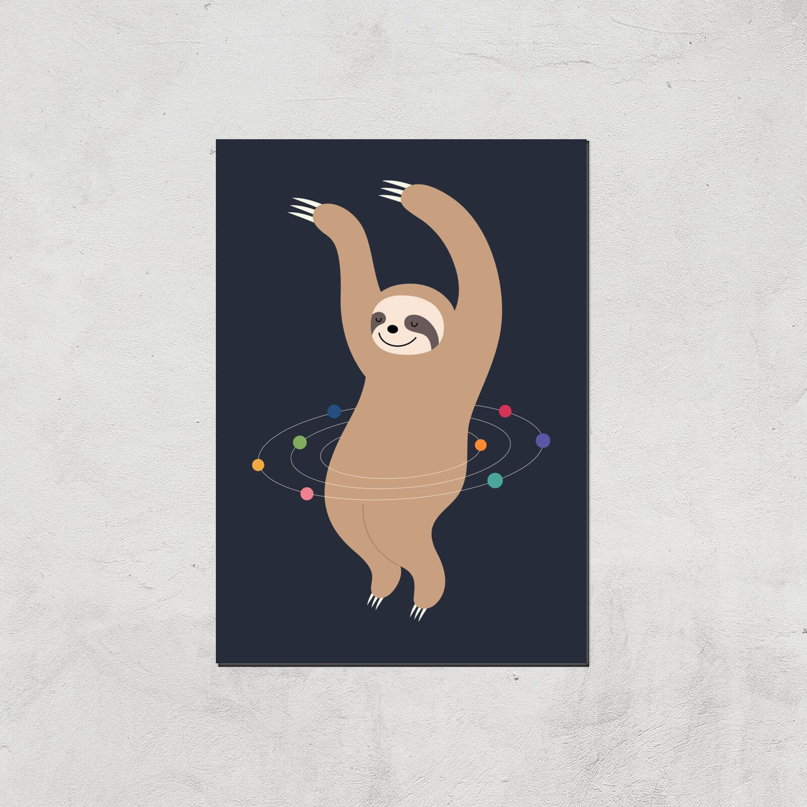 Andy Westface Sloth Galaxy Giclee Art Print - A3 - Print Only