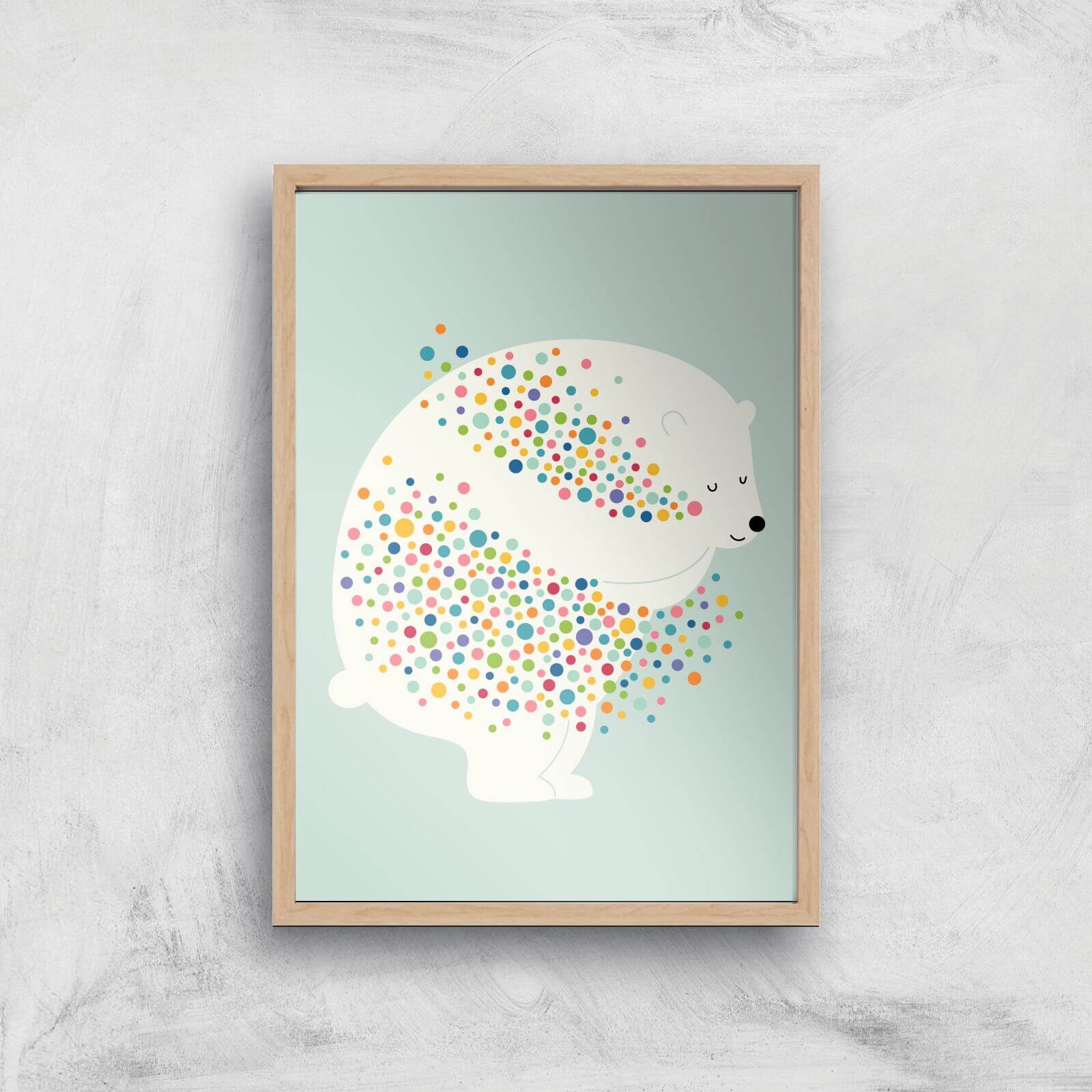 Andy Westface Hug Your Dream Giclee Art Print - A4 - Wooden Frame
