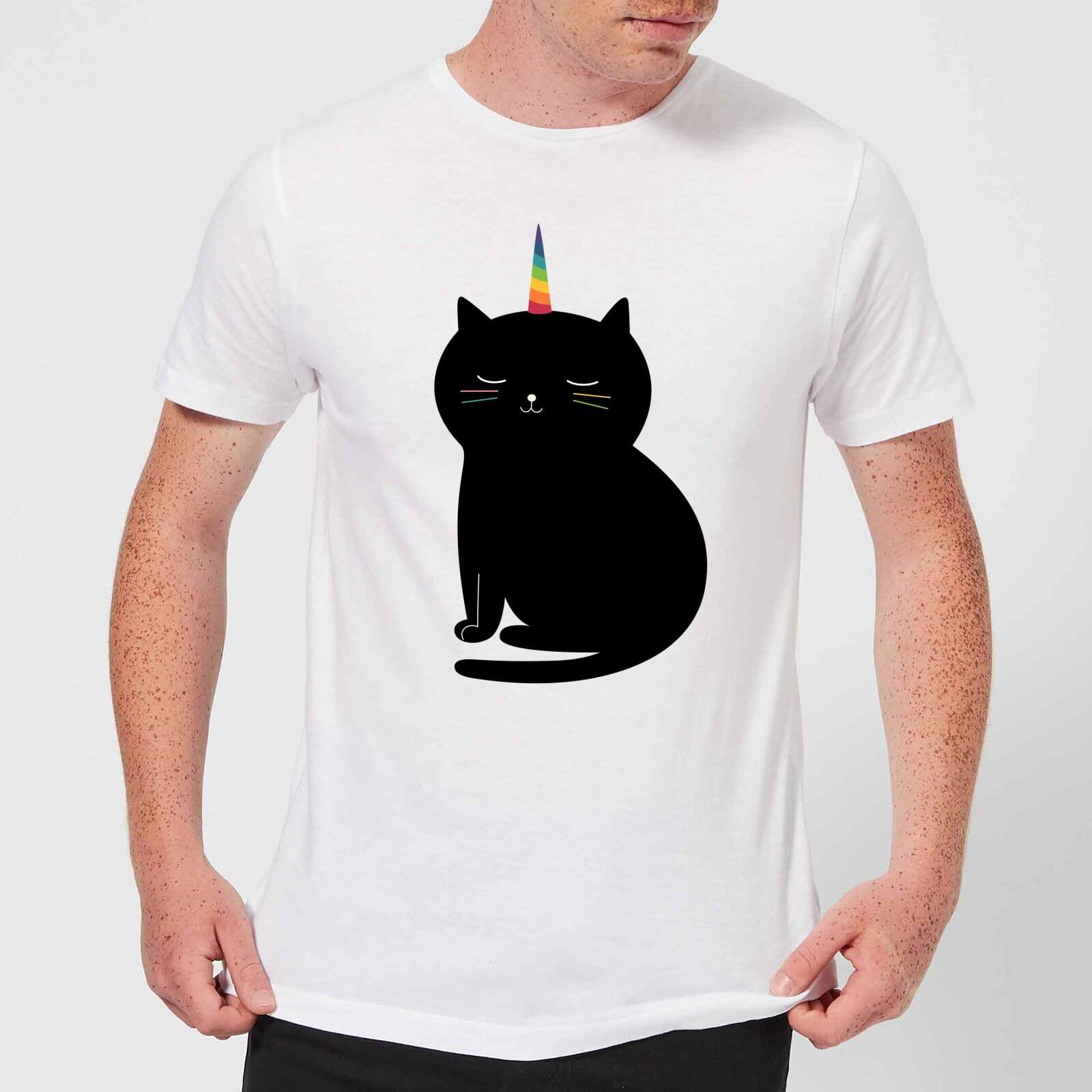 Andy Westface Caticorn Men's T-Shirt - White - XS - White