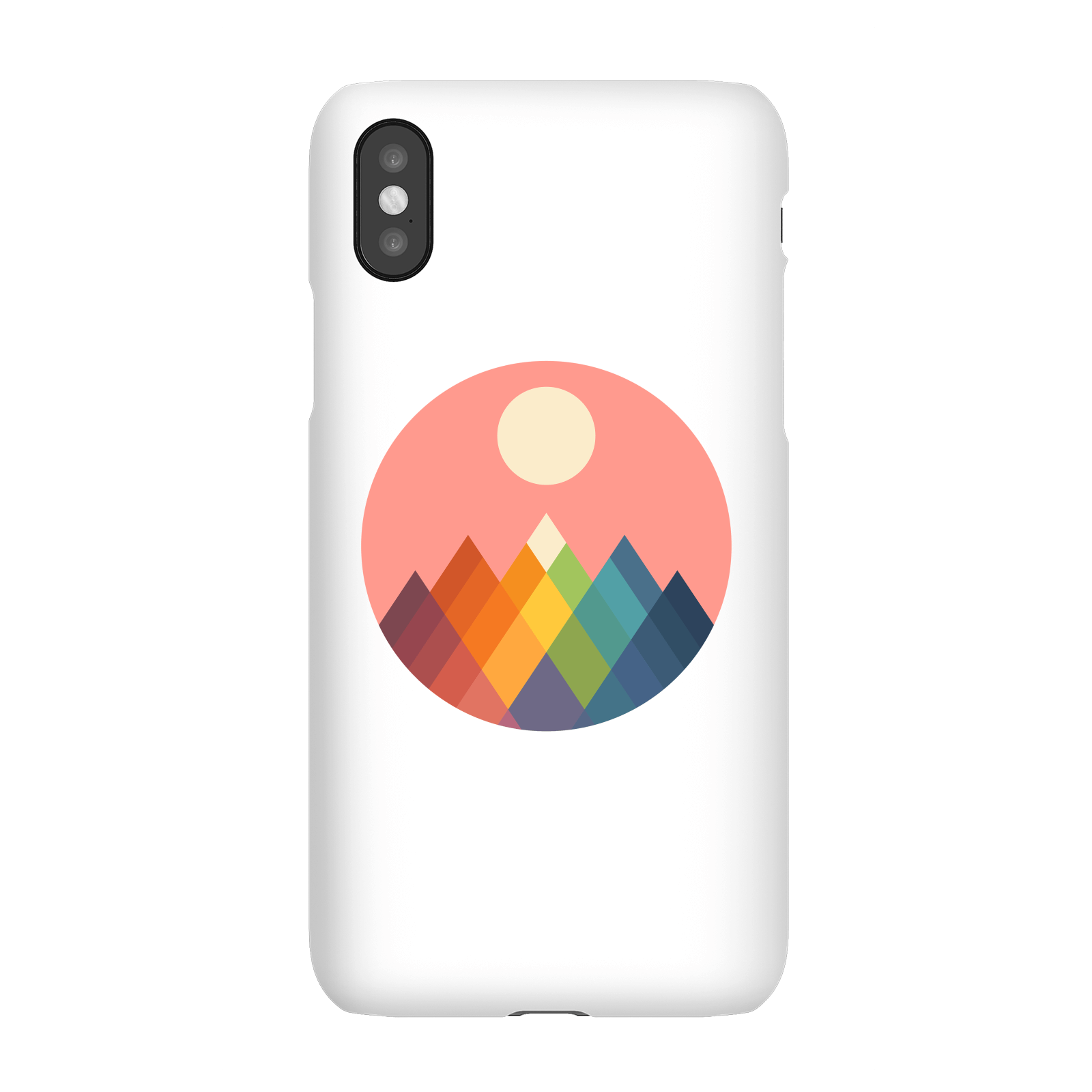 Andy Westface Rainbow Peak Phone Case for iPhone and Android - iPhone XS - Snap Case - Matte