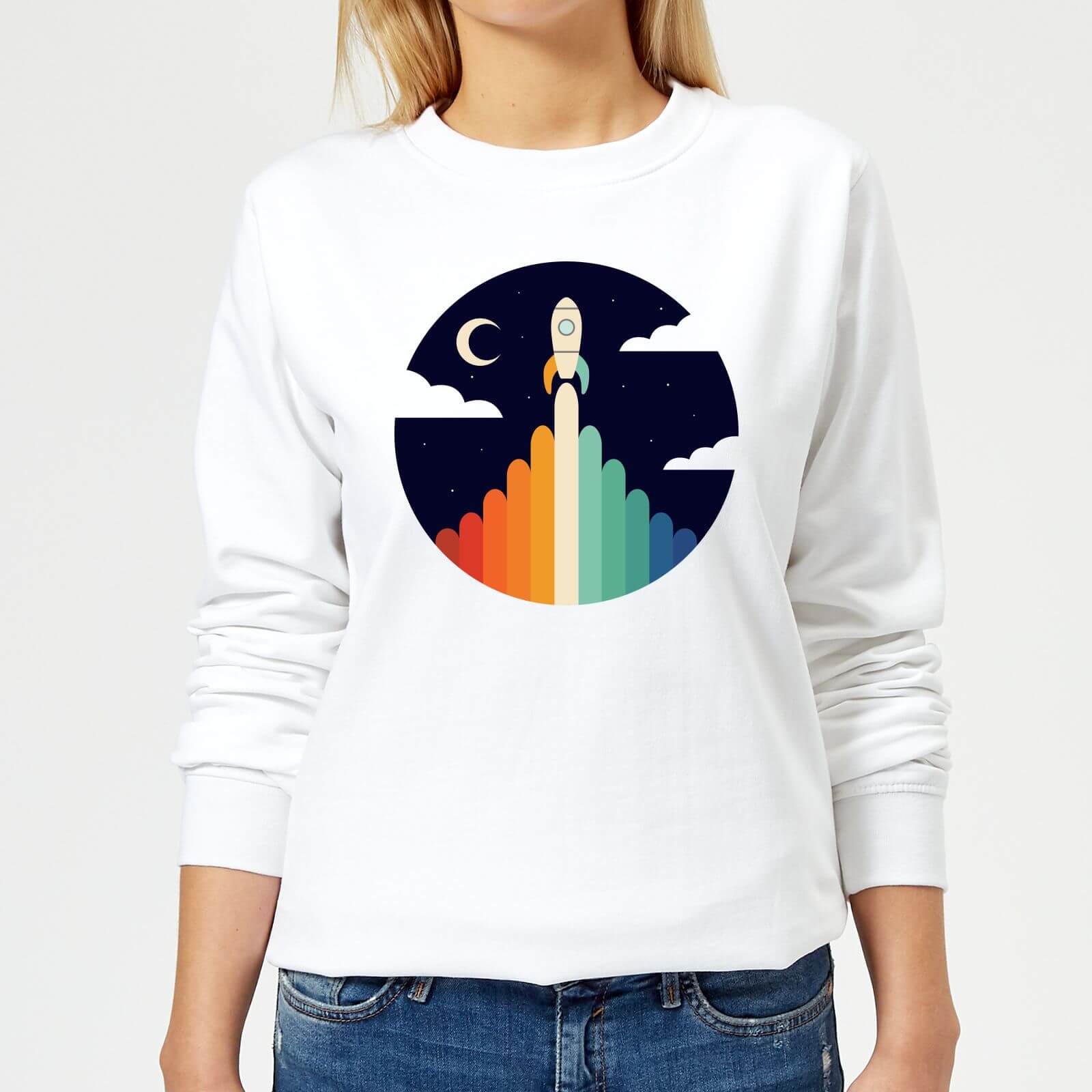 Andy Westface Up Women's Sweatshirt - White - XS - White