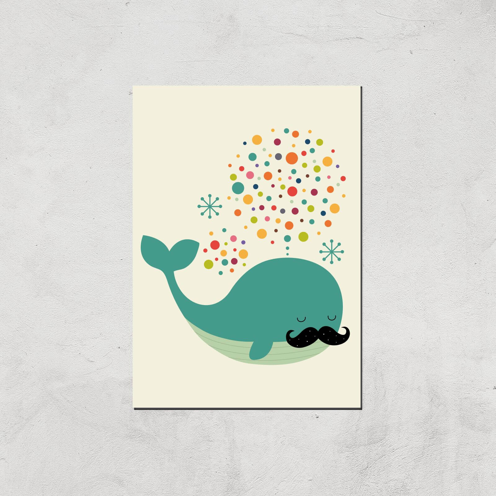 Andy Westface Fire Whale Giclee Art Print - A2 - Print Only
