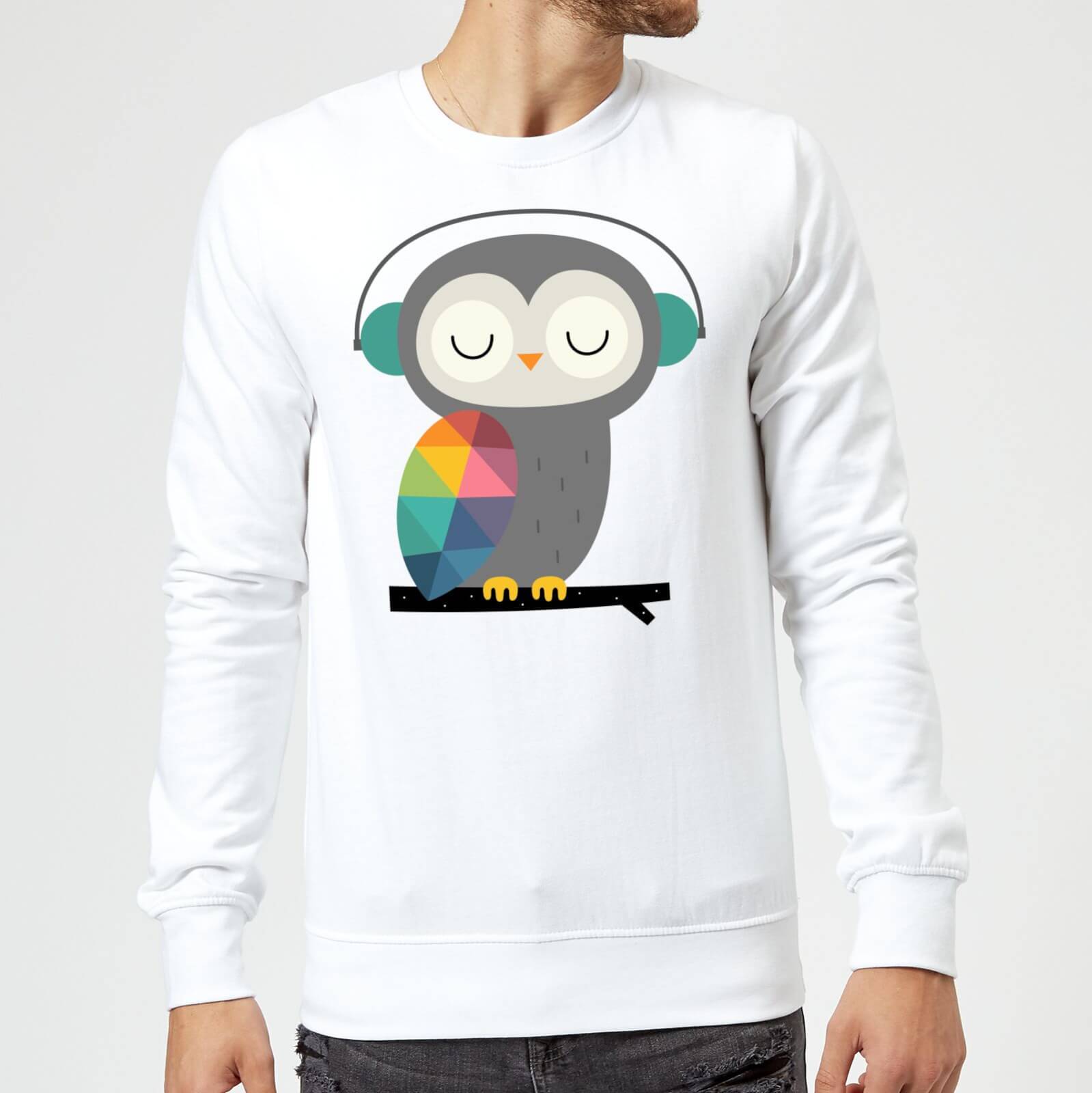 Andy Westface Owl Time Sweatshirt - White - S - White