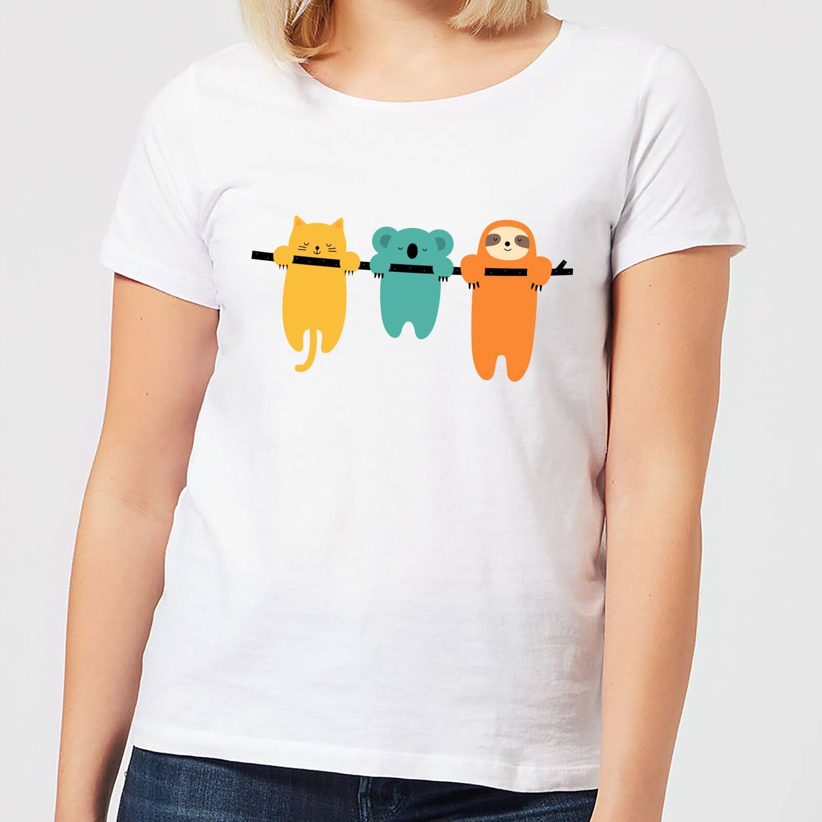 Andy Westface Hang In There Women's T-Shirt - White - S - White