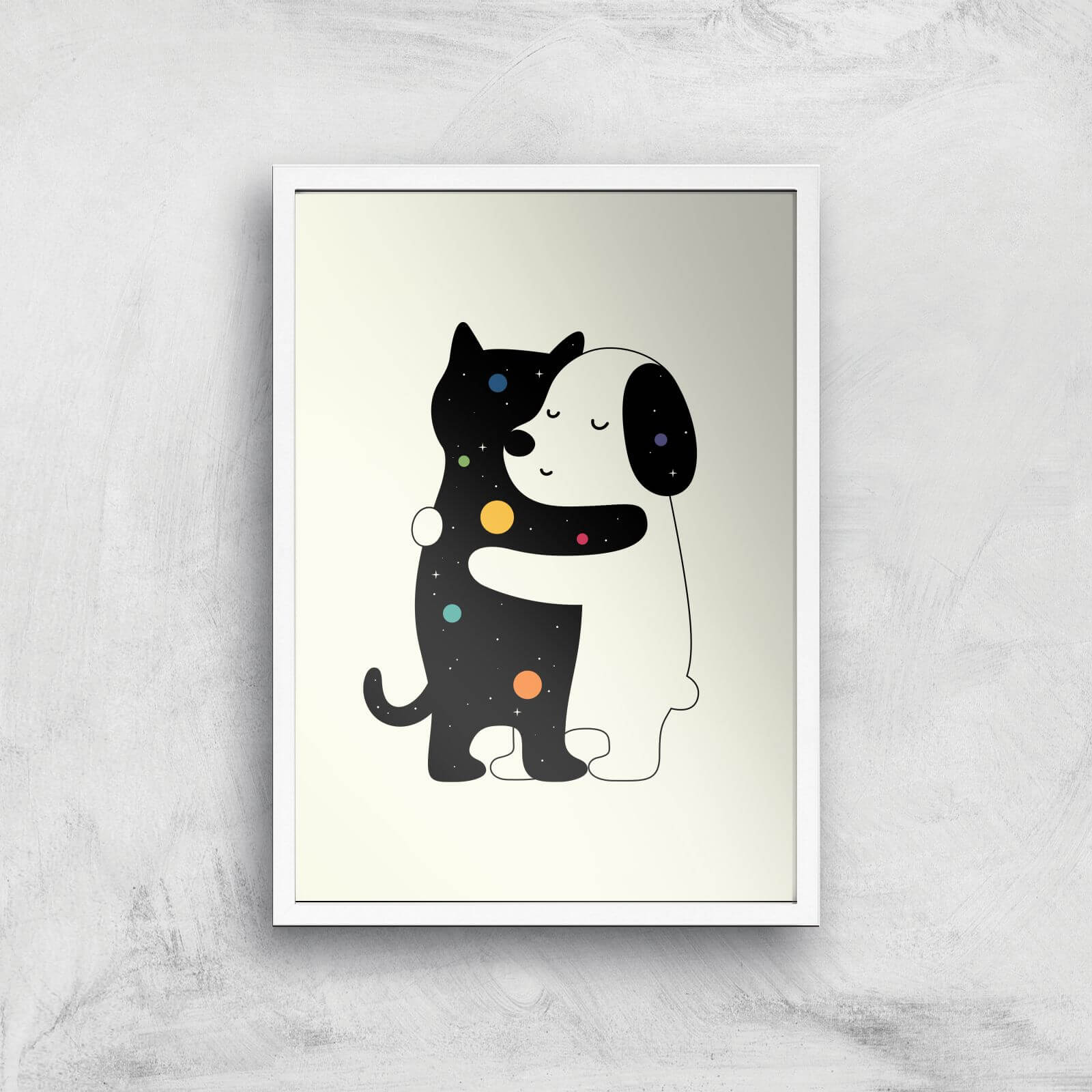 Andy Westface Universal Language Giclee Art Print - A3 - White Frame