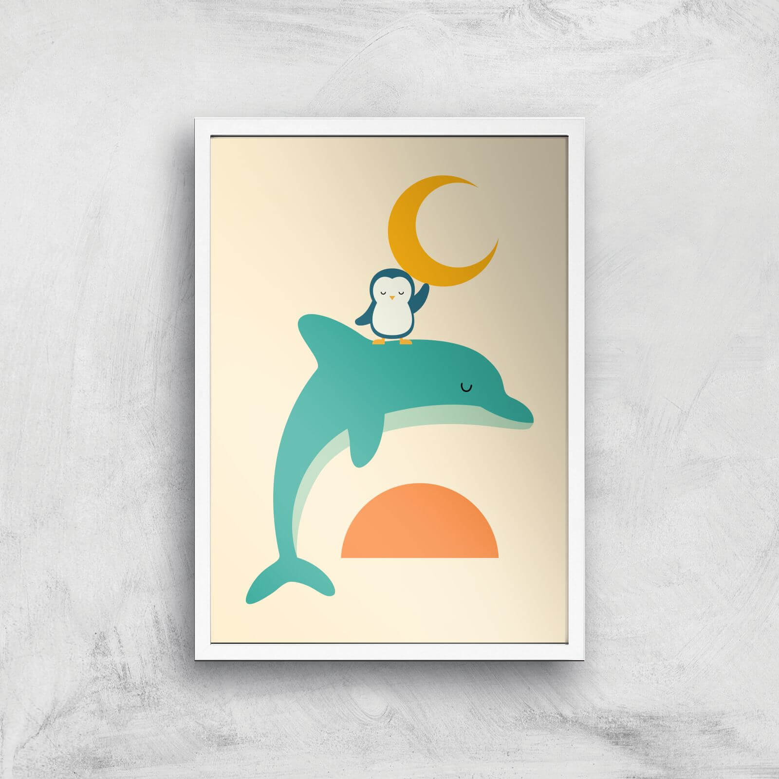 Andy Westface Cherish Time Giclee Art Print - A3 - White Frame