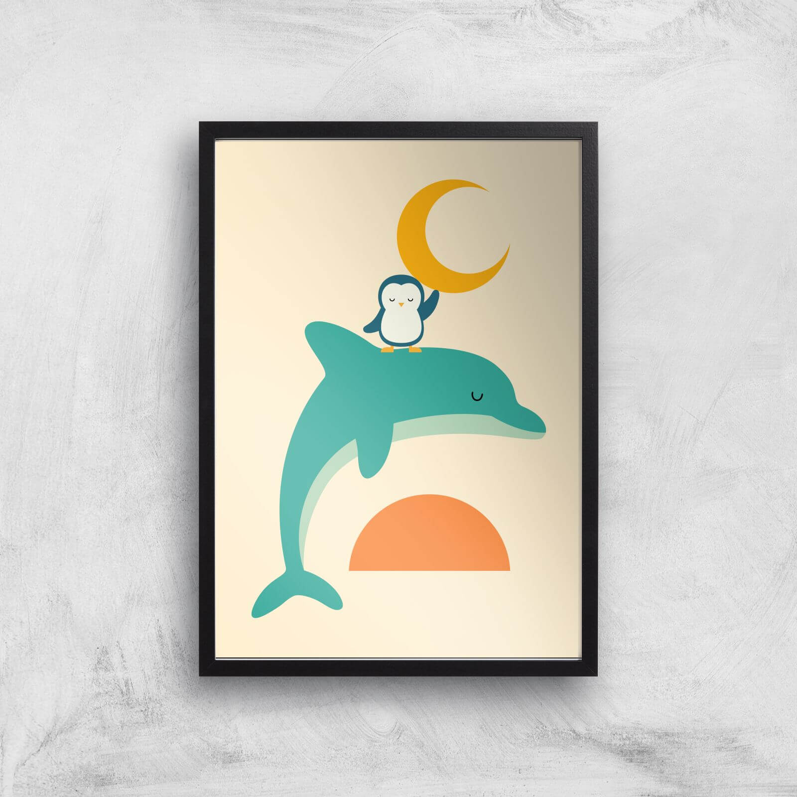 Andy Westface Cherish Time Giclee Art Print - A2 - Black Frame