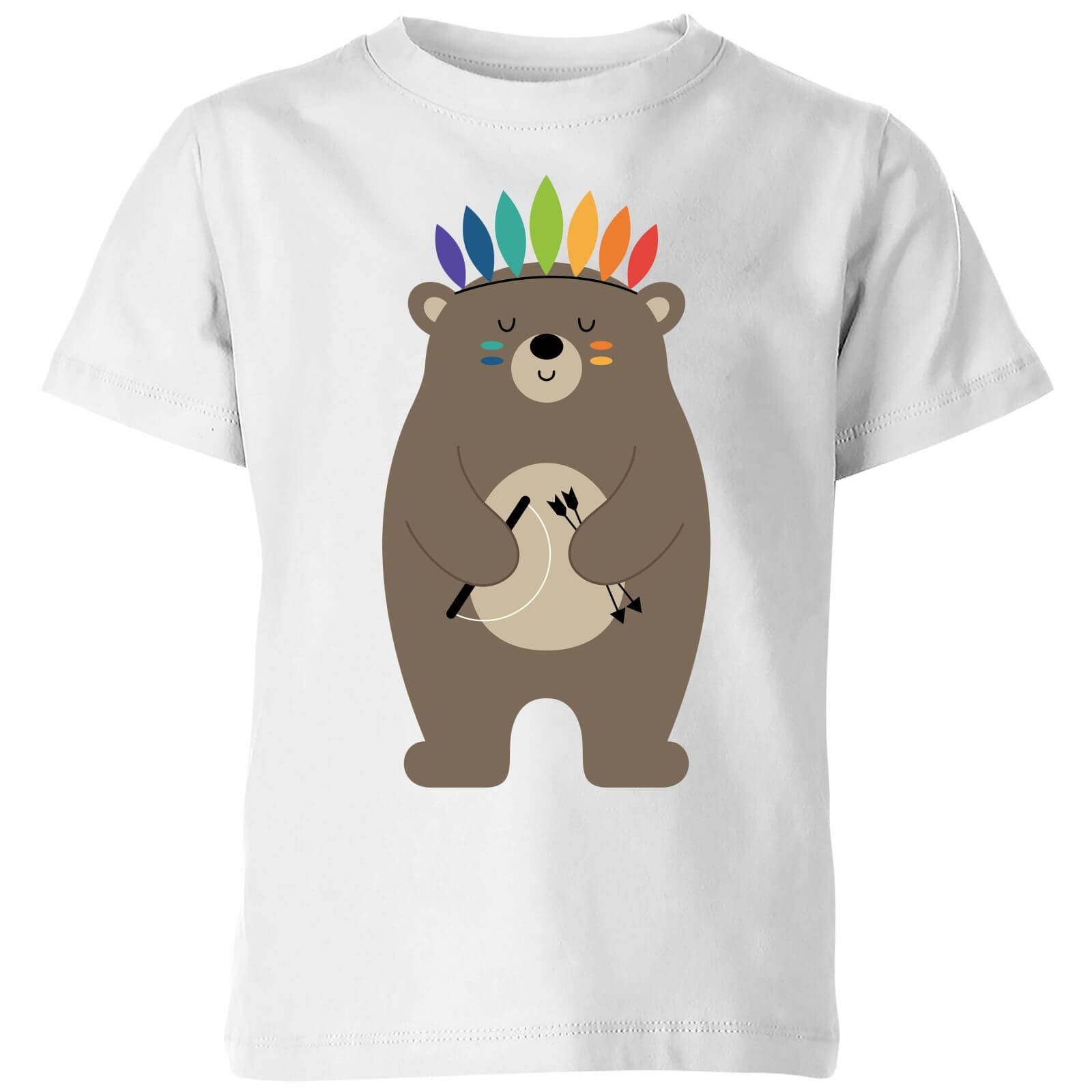 Andy Westface Be Brave Kids' T-Shirt - White - 3-4 Years - White