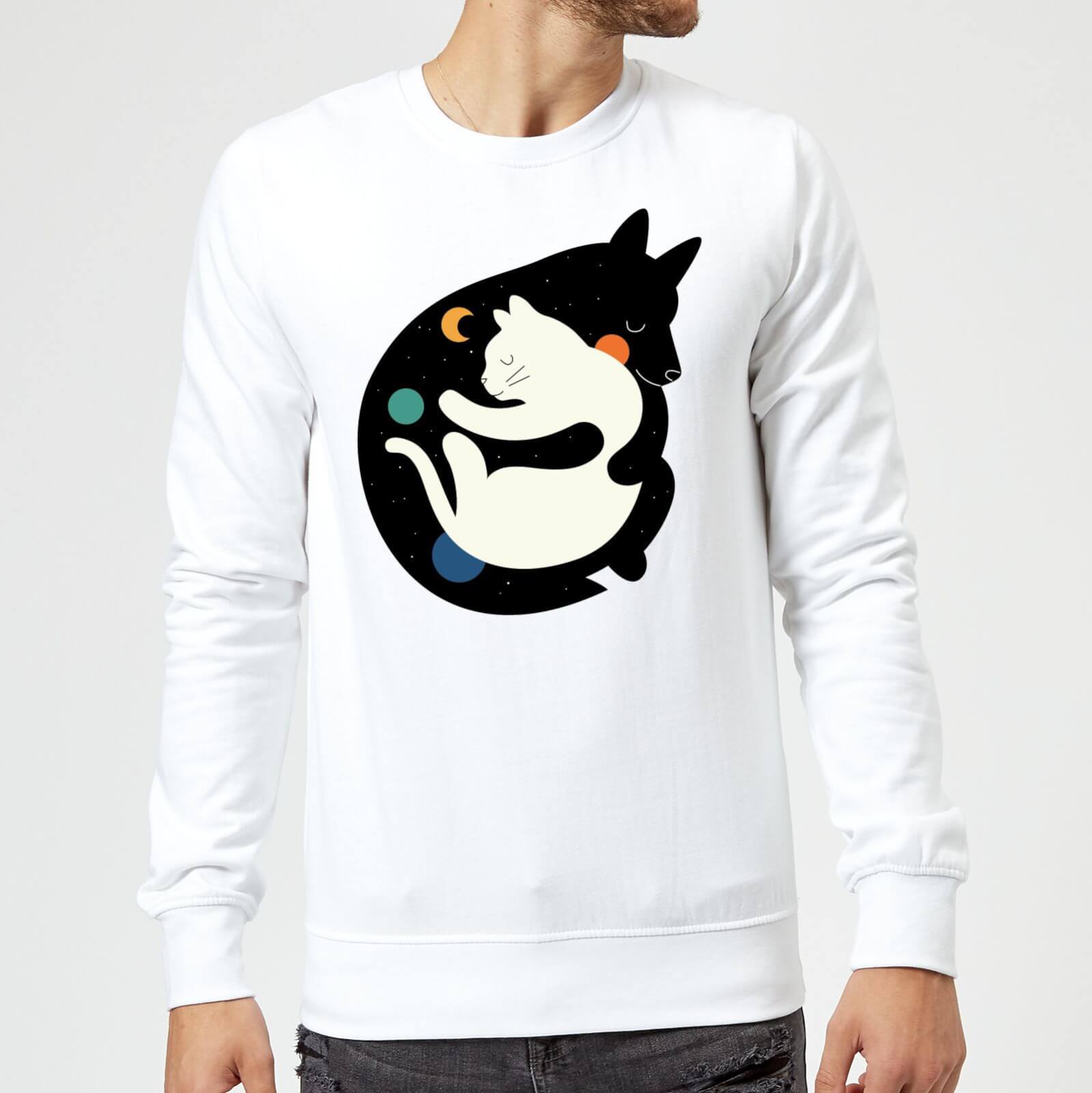 Andy Westface More Hugs, Less Fights Sweatshirt - White - S - White